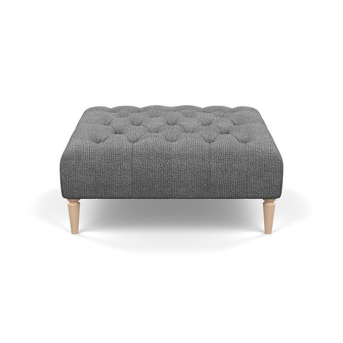 Heal's Balmoral Ottoman Velvet Mink Natural Feet - Heal's UK Furniture – image 25