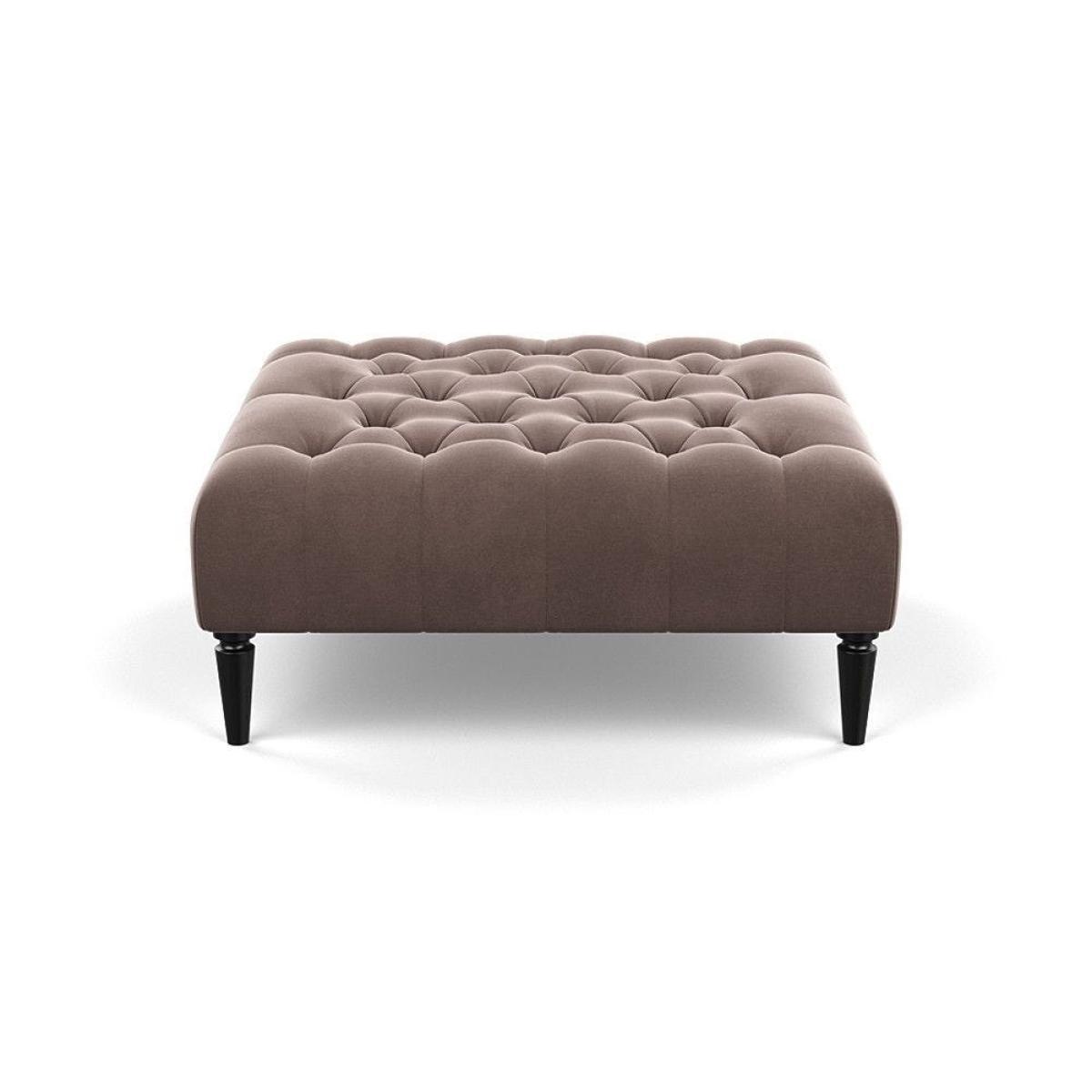 Heal's Balmoral Ottoman Velvet Mink Natural Feet - Heal's UK Furniture – image 36