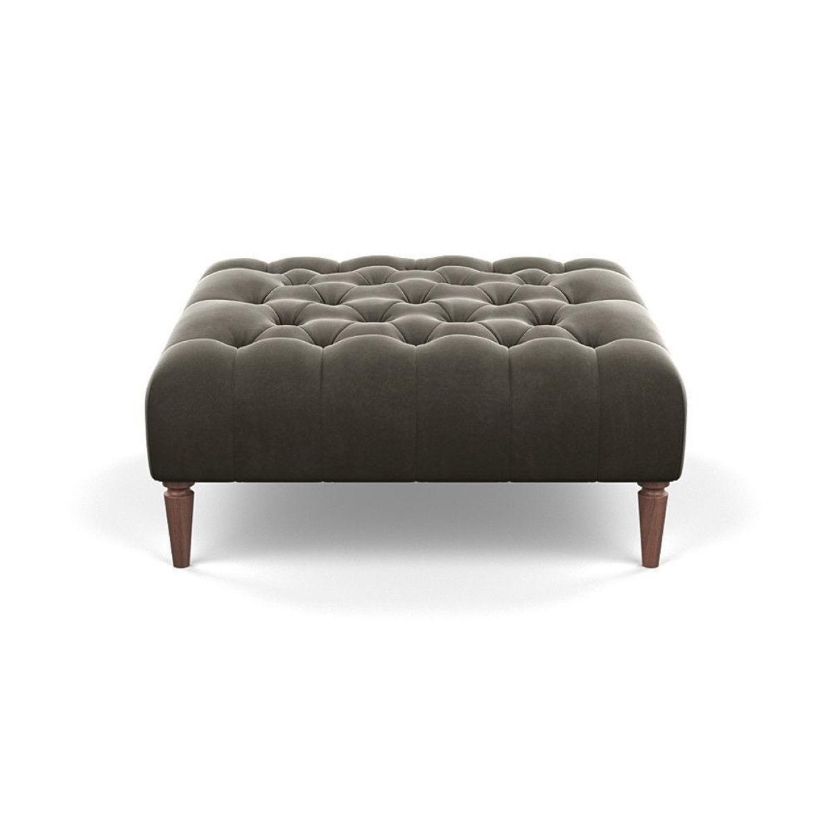 Heal's Balmoral Ottoman Velvet Mink Natural Feet - Heal's UK Furniture – image 39