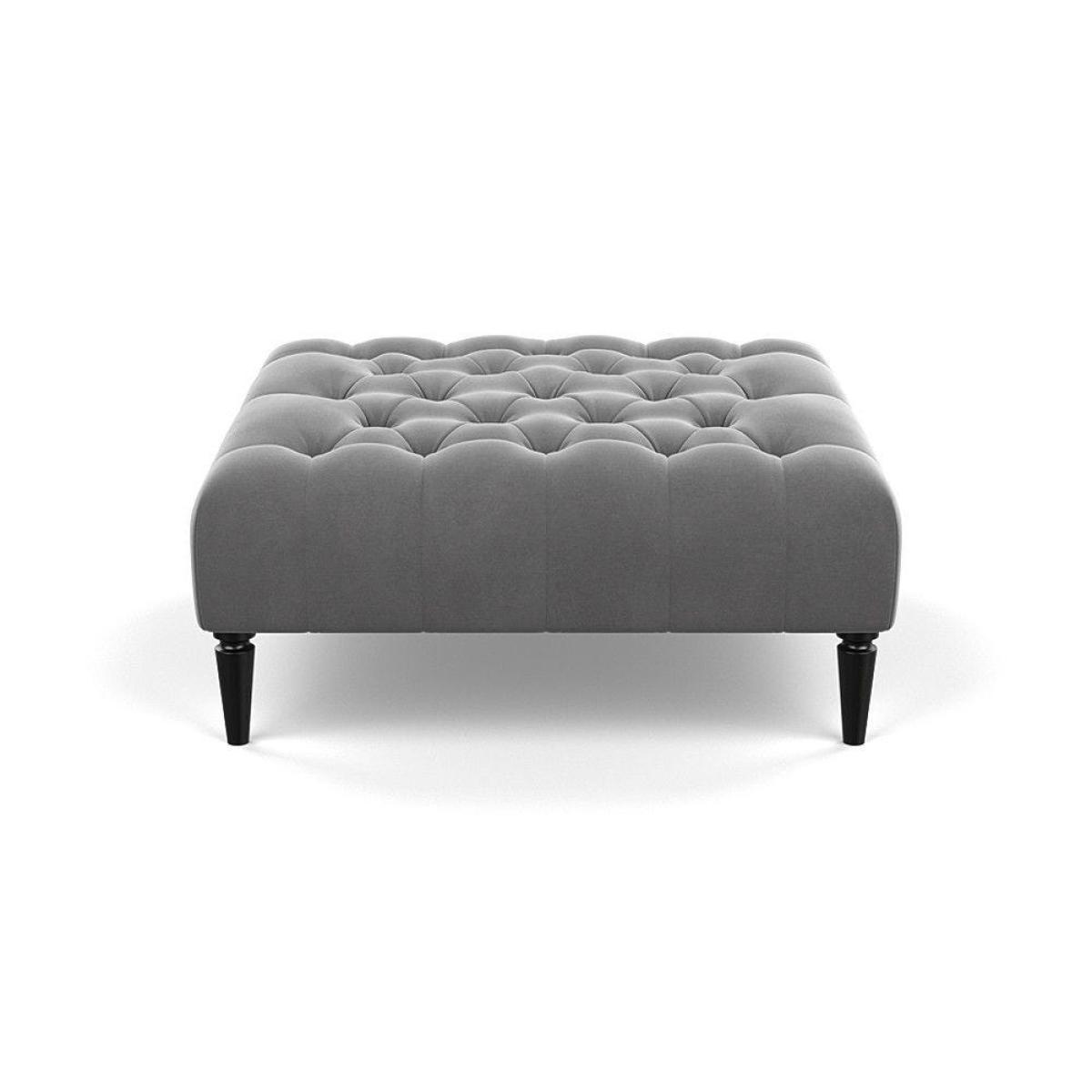 Heal's Balmoral Ottoman Velvet Mink Natural Feet - Heal's UK Furniture – image 47