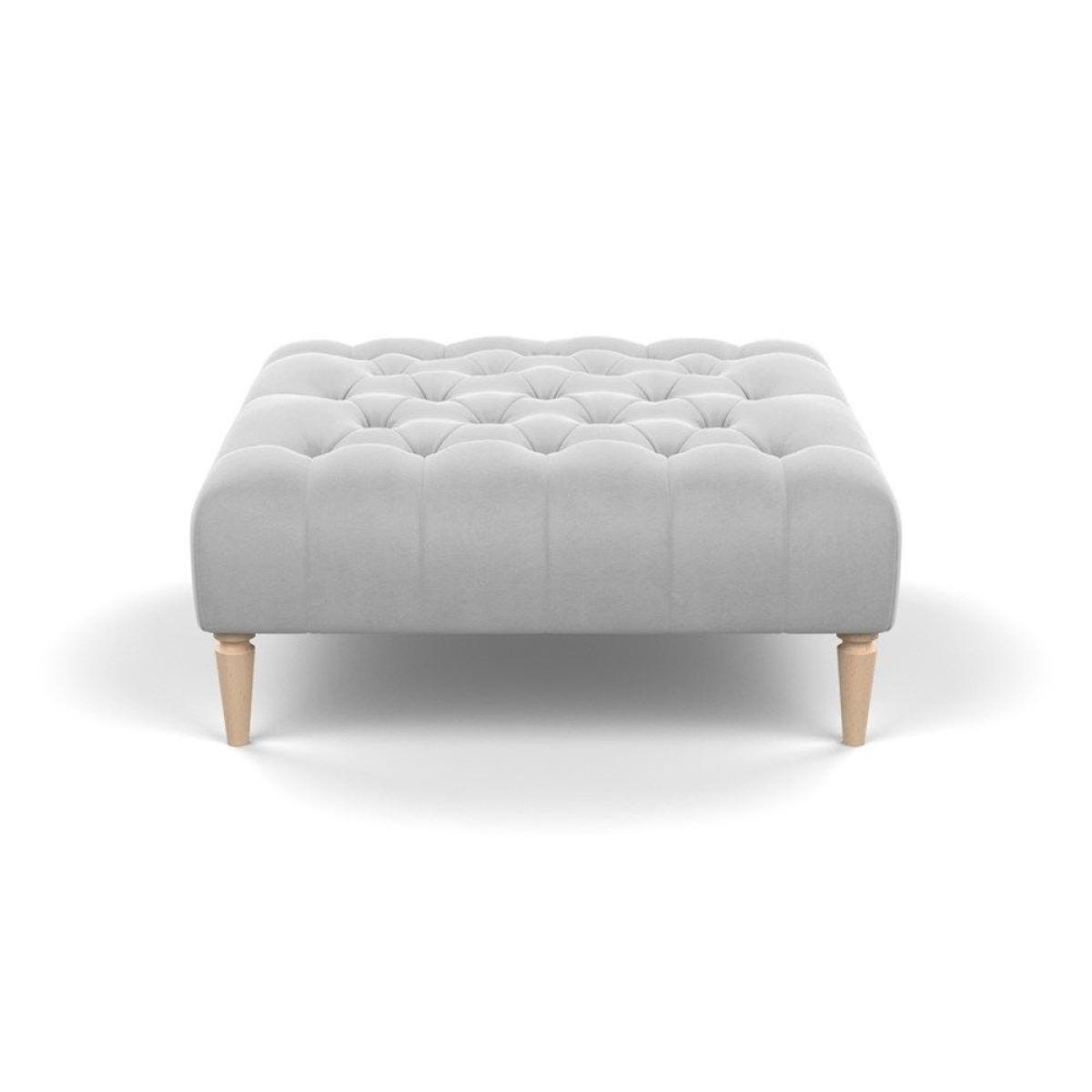 Heal's Balmoral Ottoman Velvet Mink Natural Feet - Heal's UK Furniture – image 56