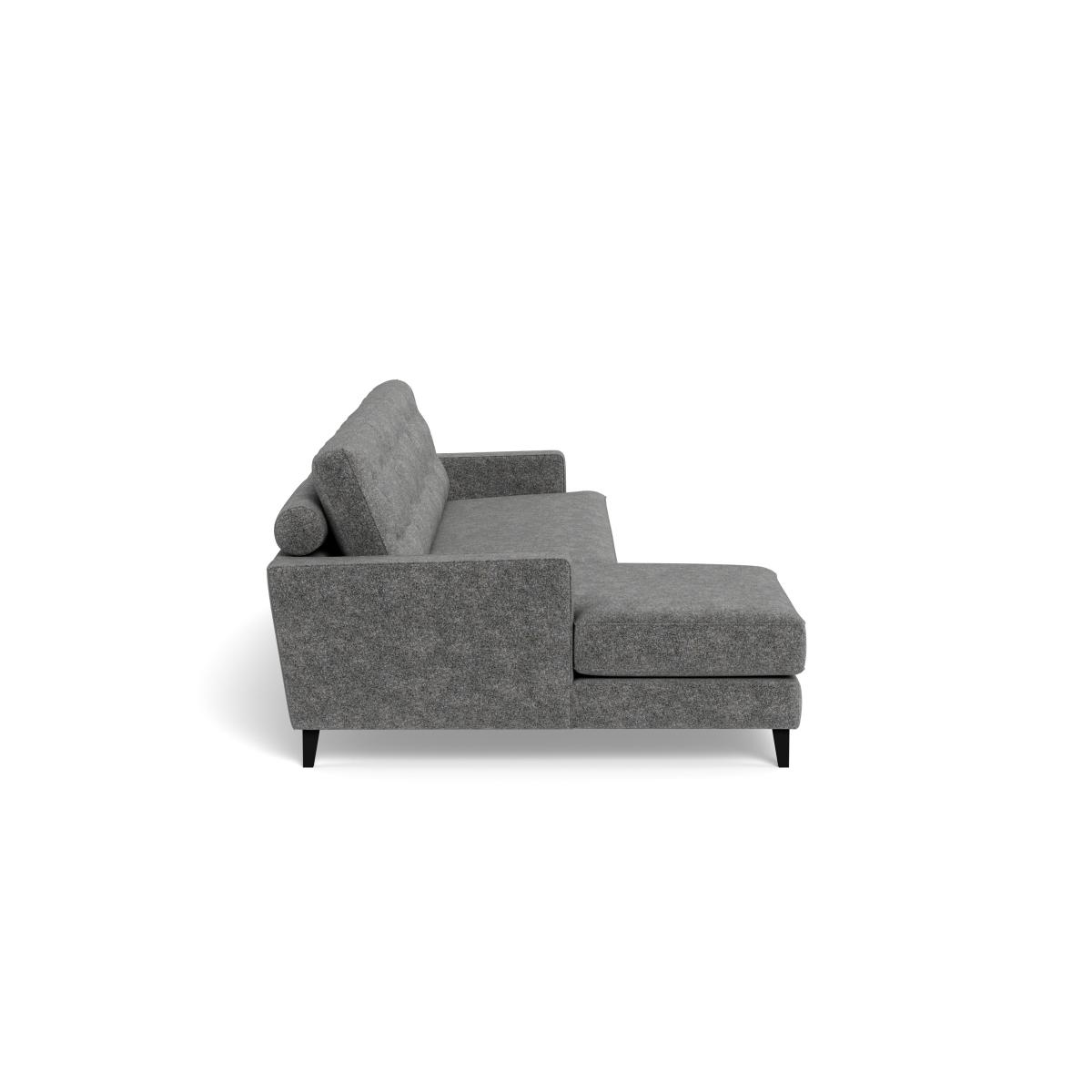 Heal's Mistral LHF Corner Sofa Melton Wool Shale Natural – image 3