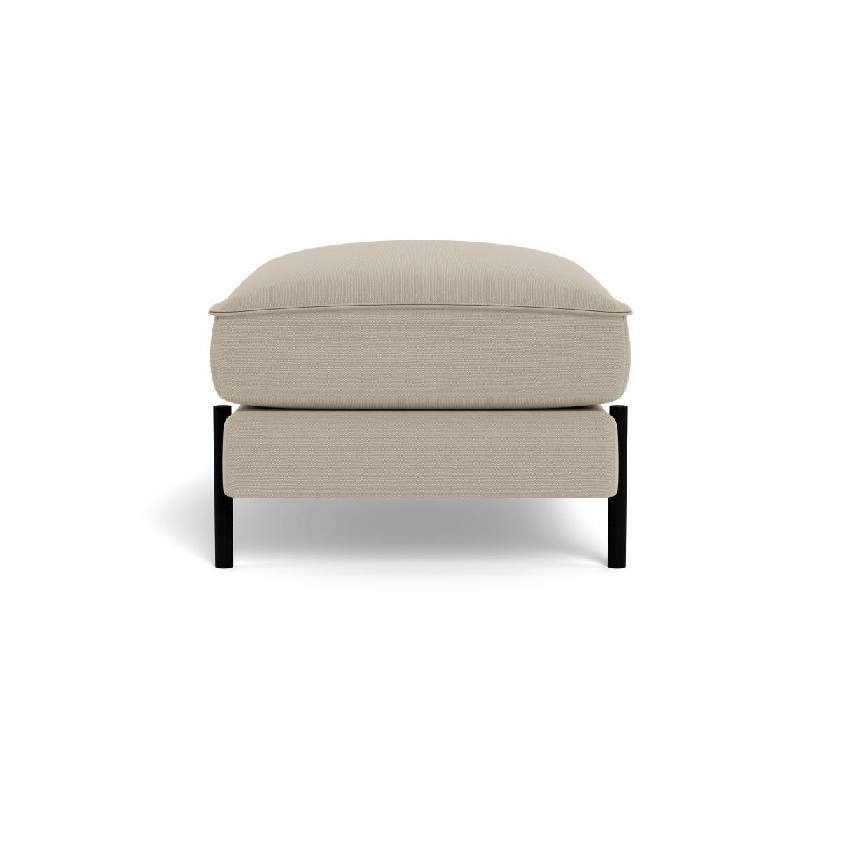 Heal's Tortona Footstool Linen Hessian - Heal's UK Furniture – image 3