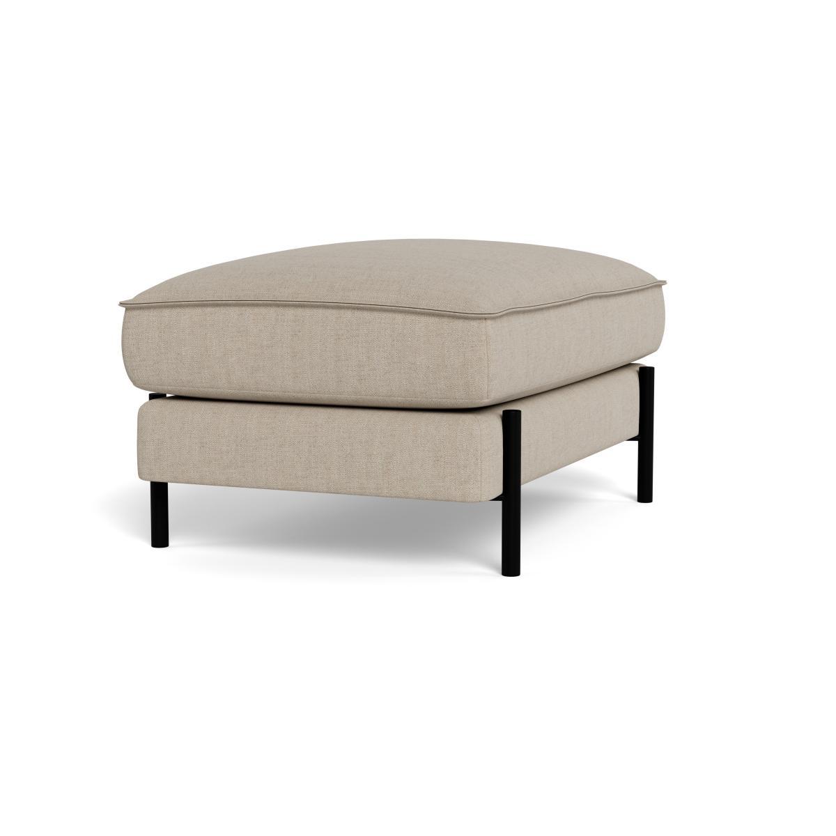 Heal's Tortona Footstool Broad Weave Putty - Heal's UK Furniture – image 2