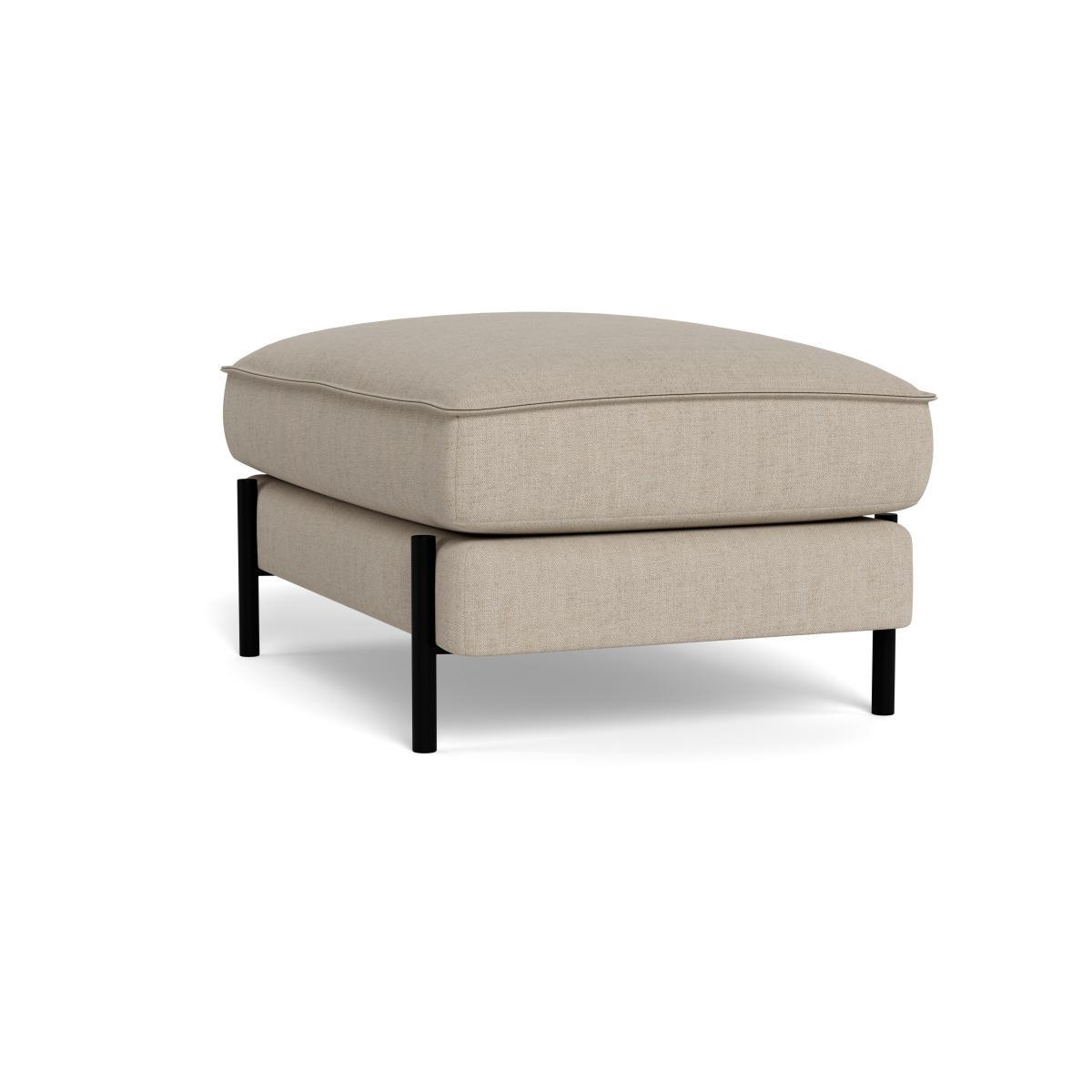 Heal's Tortona Footstool Broad Weave Putty - Heal's UK Furniture – image 4