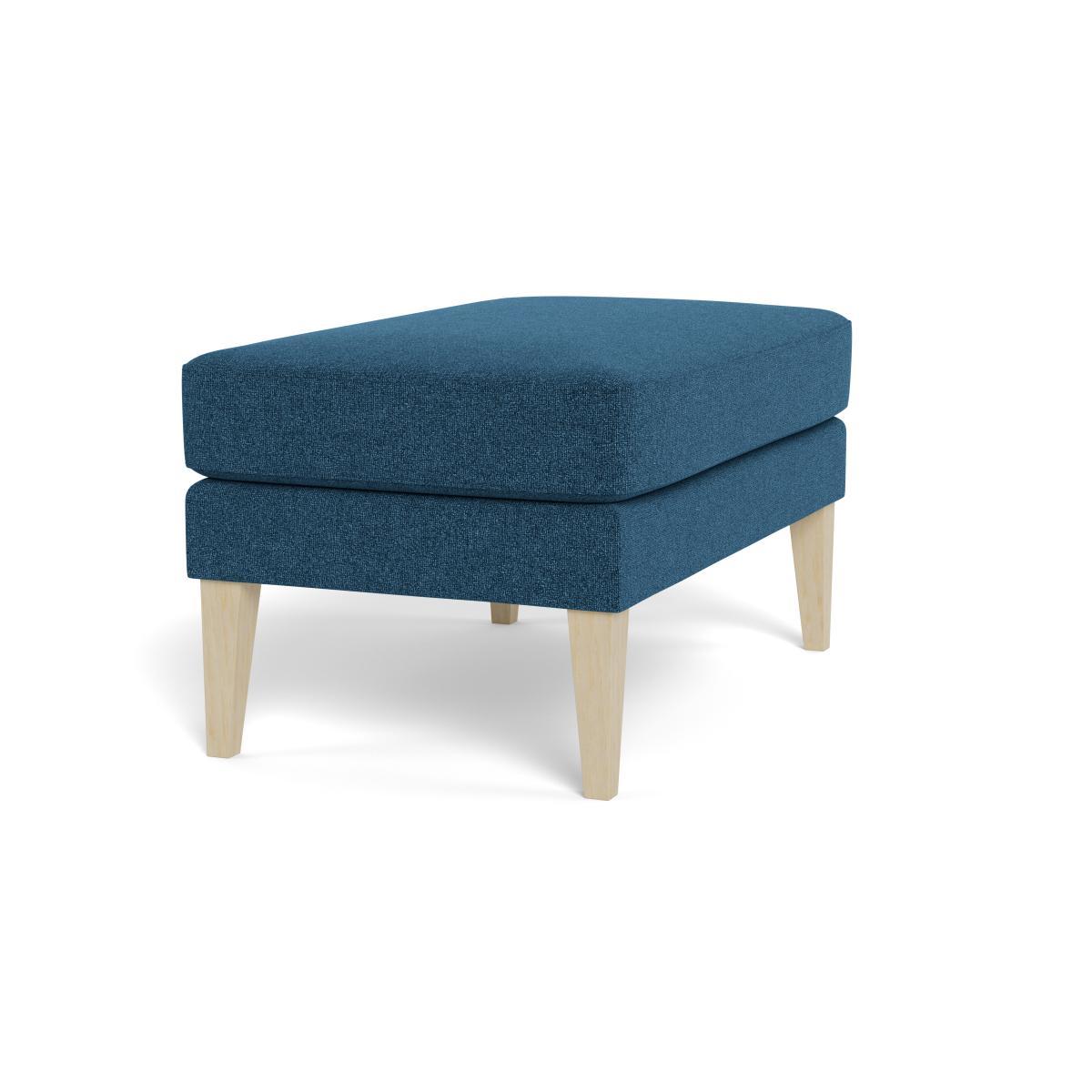 Heal's Richmond Ottoman Texture Ink Black Feet - Heal's UK Furniture – image 2