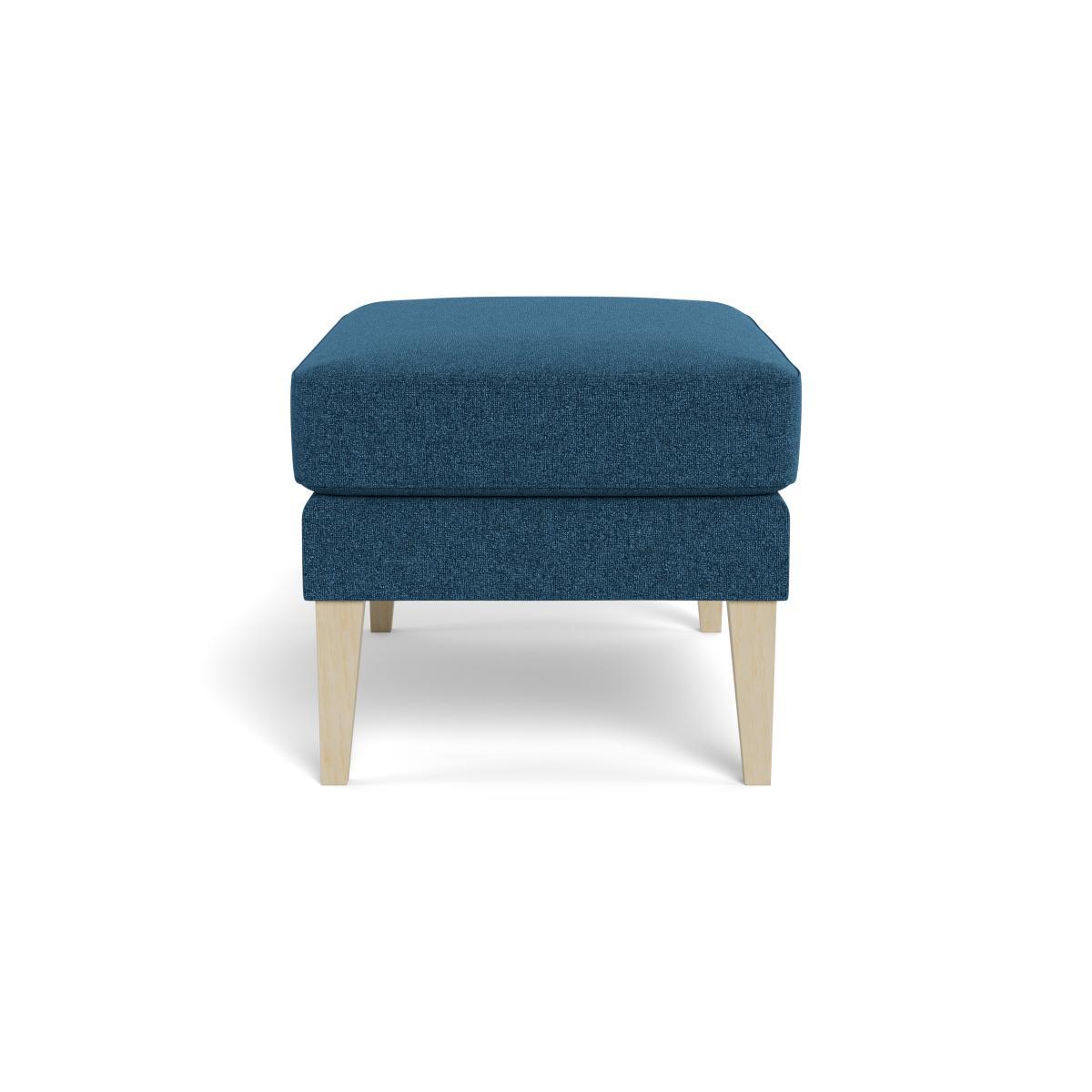 Heal's Richmond Ottoman Texture Ink Black Feet - Heal's UK Furniture – image 3