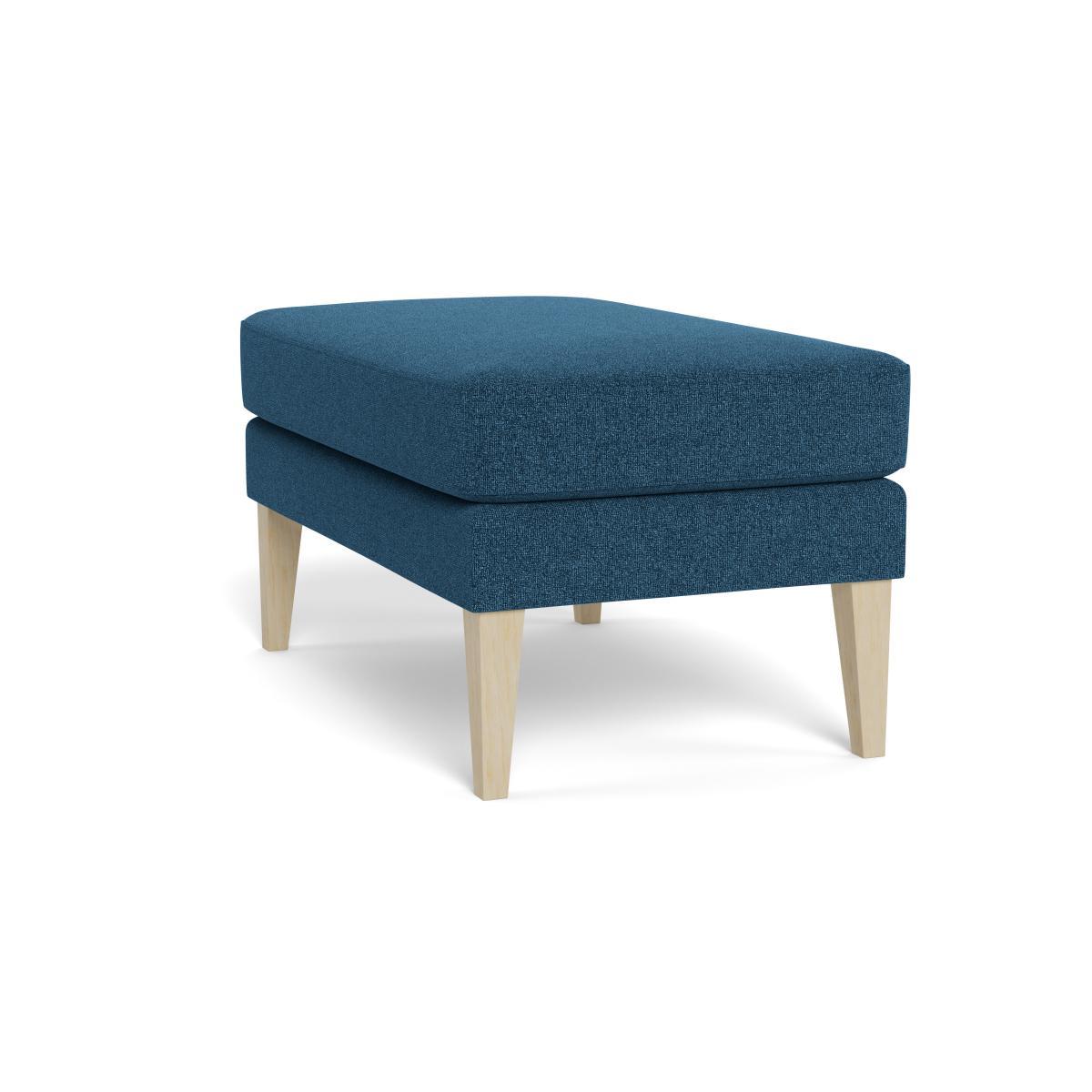 Heal's Richmond Ottoman Texture Ink Black Feet - Heal's UK Furniture – image 4