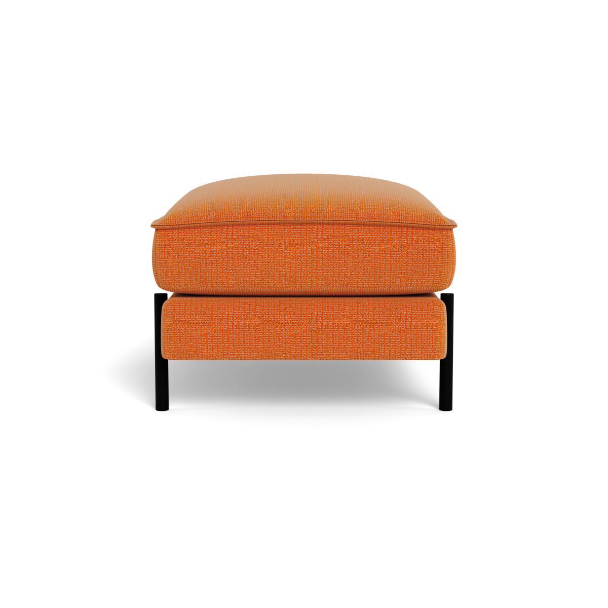 Heal's Tortona Footstool Tejo Recycled Zinnia - Heal's UK Furniture – image 3