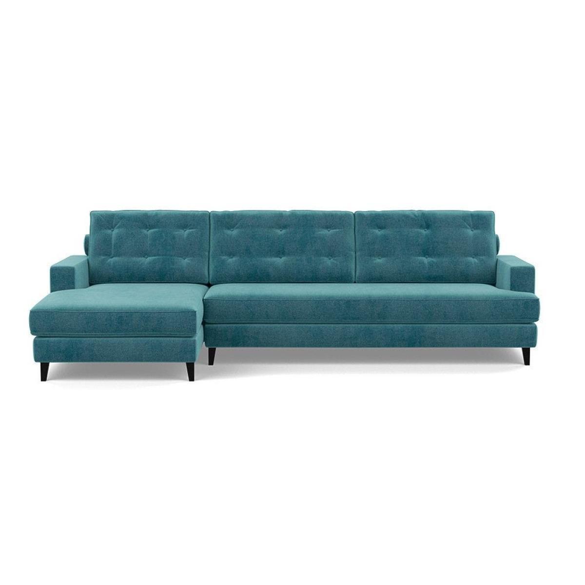 Heal's Mistral Footstool Capelo LinenCotton Sea Salt Natural Feet - Heal's UK Furniture – image 12
