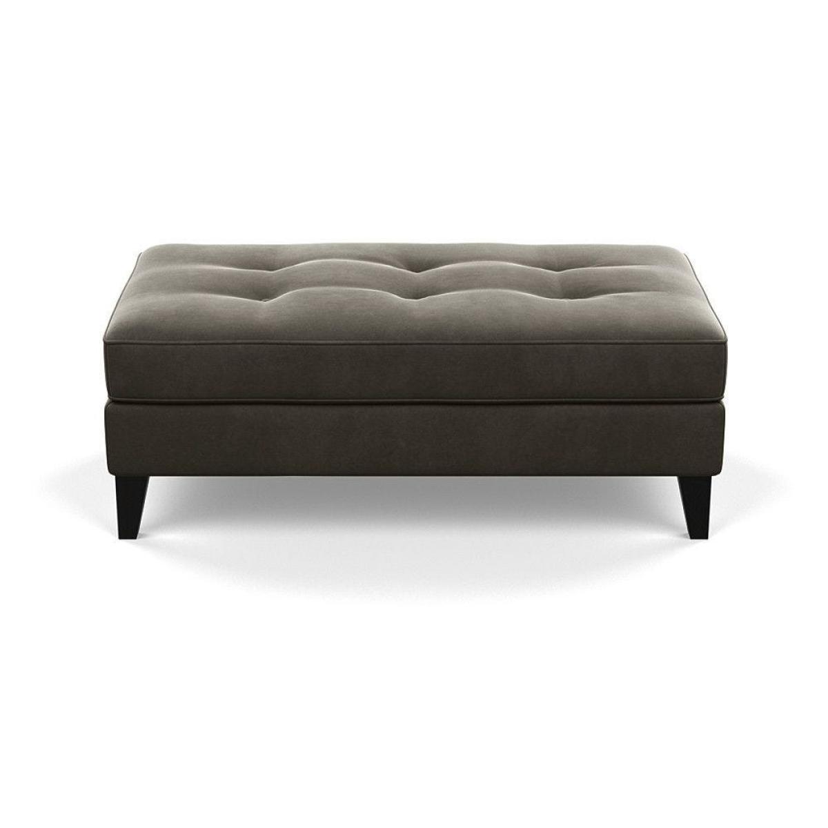 Heal's Mistral Footstool Capelo LinenCotton Sea Salt Natural Feet - Heal's UK Furniture – image 22