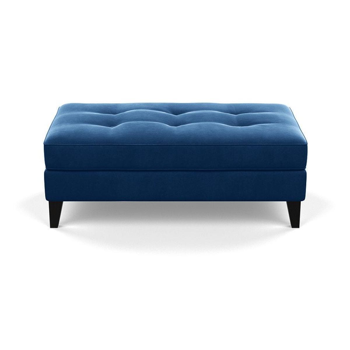 Heal's Mistral Footstool Capelo LinenCotton Sea Salt Natural Feet - Heal's UK Furniture – image 30