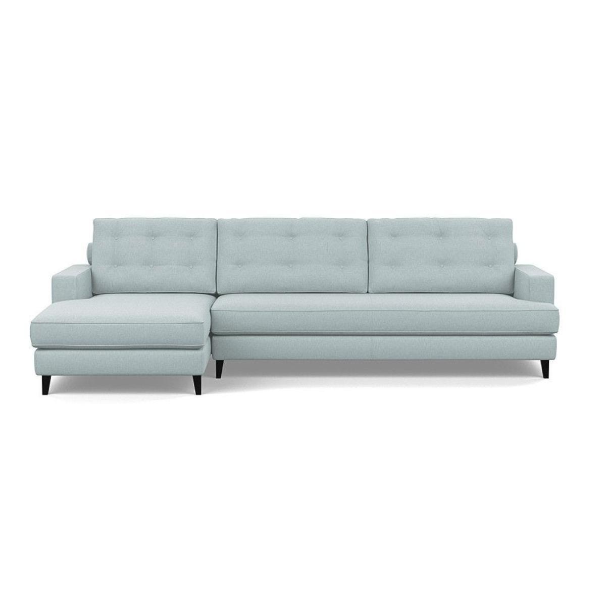 Heal's Mistral Footstool Capelo LinenCotton Sea Salt Natural Feet - Heal's UK Furniture – image 4