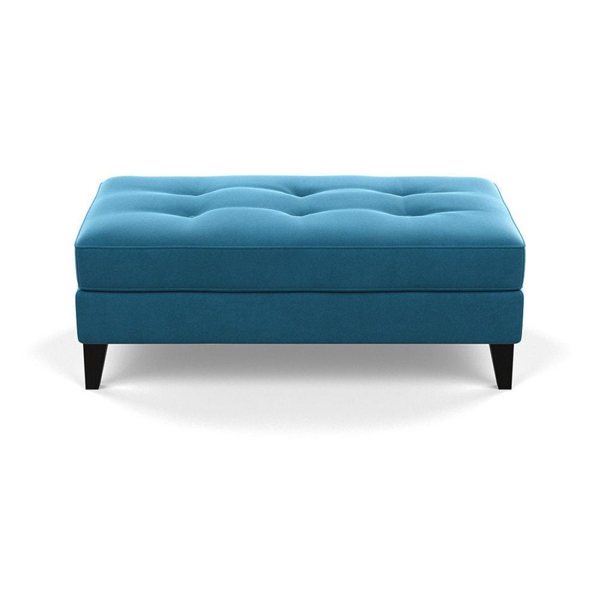 Heal's Mistral Footstool Capelo LinenCotton Sea Salt Natural Feet - Heal's UK Furniture – image 37