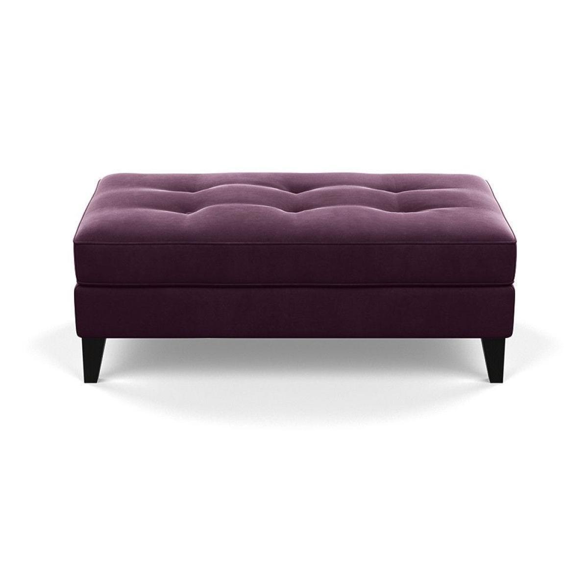 Heal's Mistral Footstool Capelo LinenCotton Sea Salt Natural Feet - Heal's UK Furniture – image 5