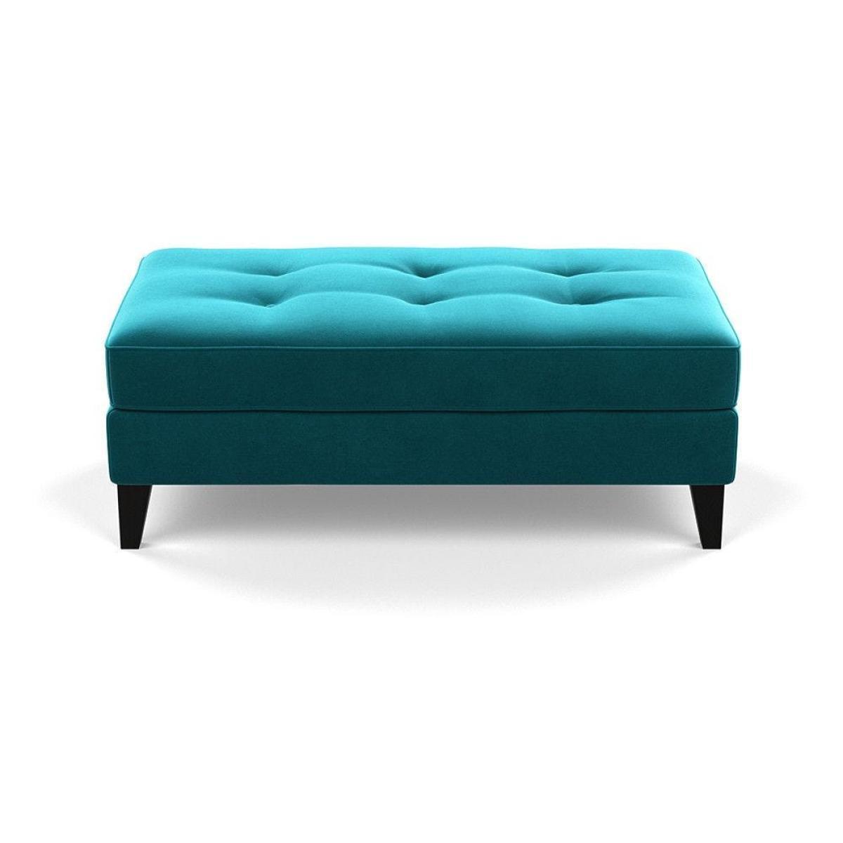 Heal's Mistral Footstool Capelo LinenCotton Sea Salt Natural Feet - Heal's UK Furniture – image 45