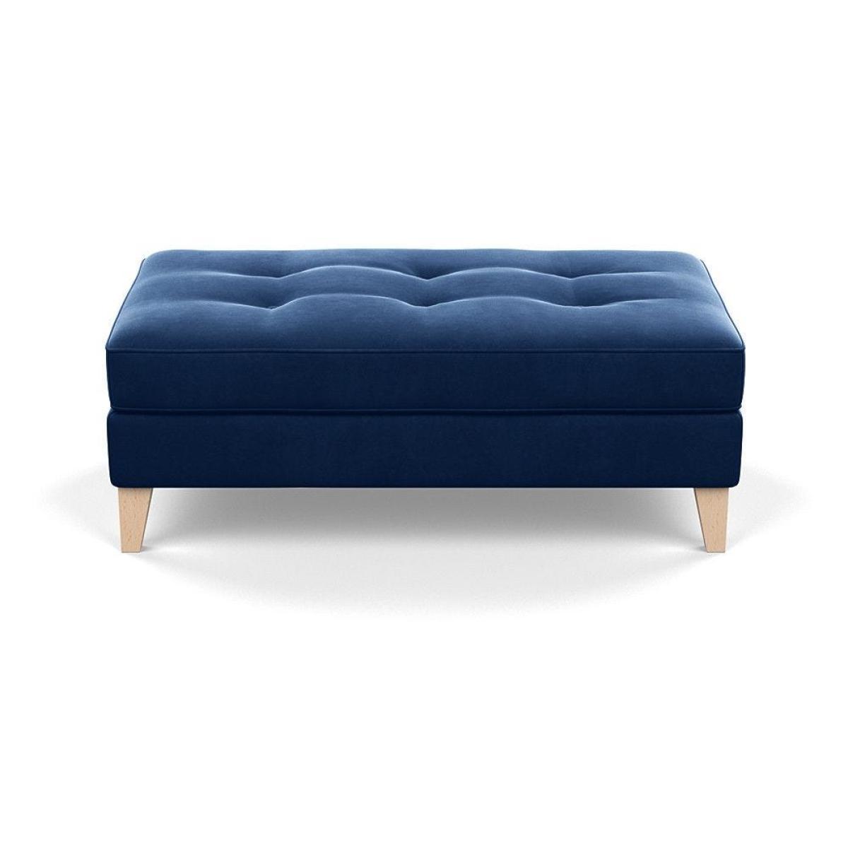 Heal's Mistral Footstool Capelo LinenCotton Sea Salt Natural Feet - Heal's UK Furniture – image 46