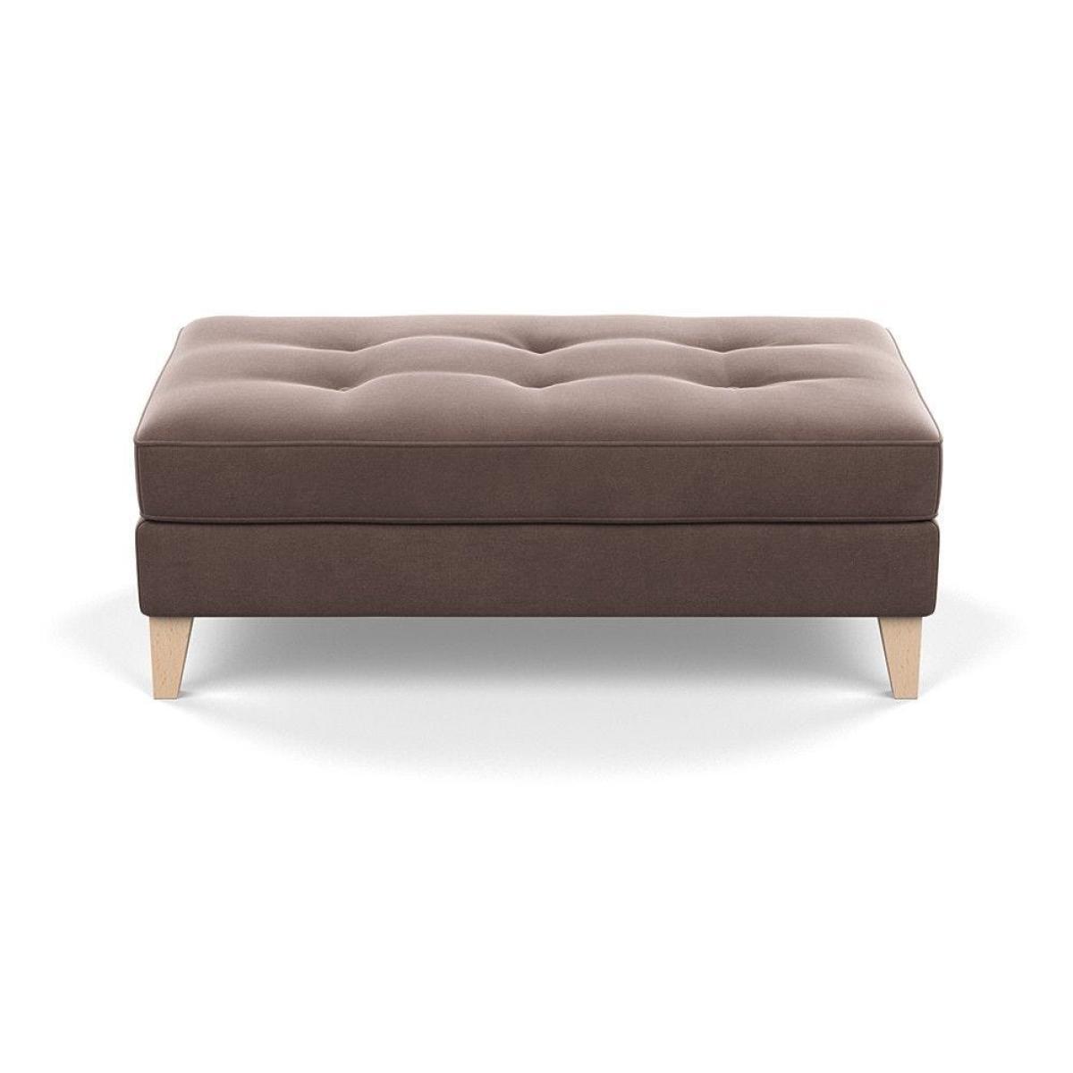 Heal's Mistral Footstool Capelo LinenCotton Sea Salt Natural Feet - Heal's UK Furniture – image 55