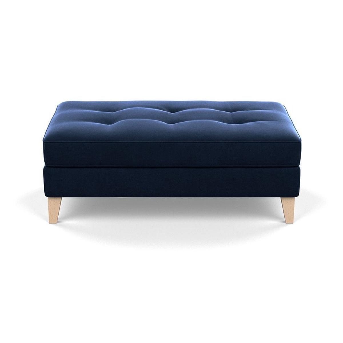 Heal's Mistral Footstool Capelo LinenCotton Sea Salt Natural Feet - Heal's UK Furniture – image 60
