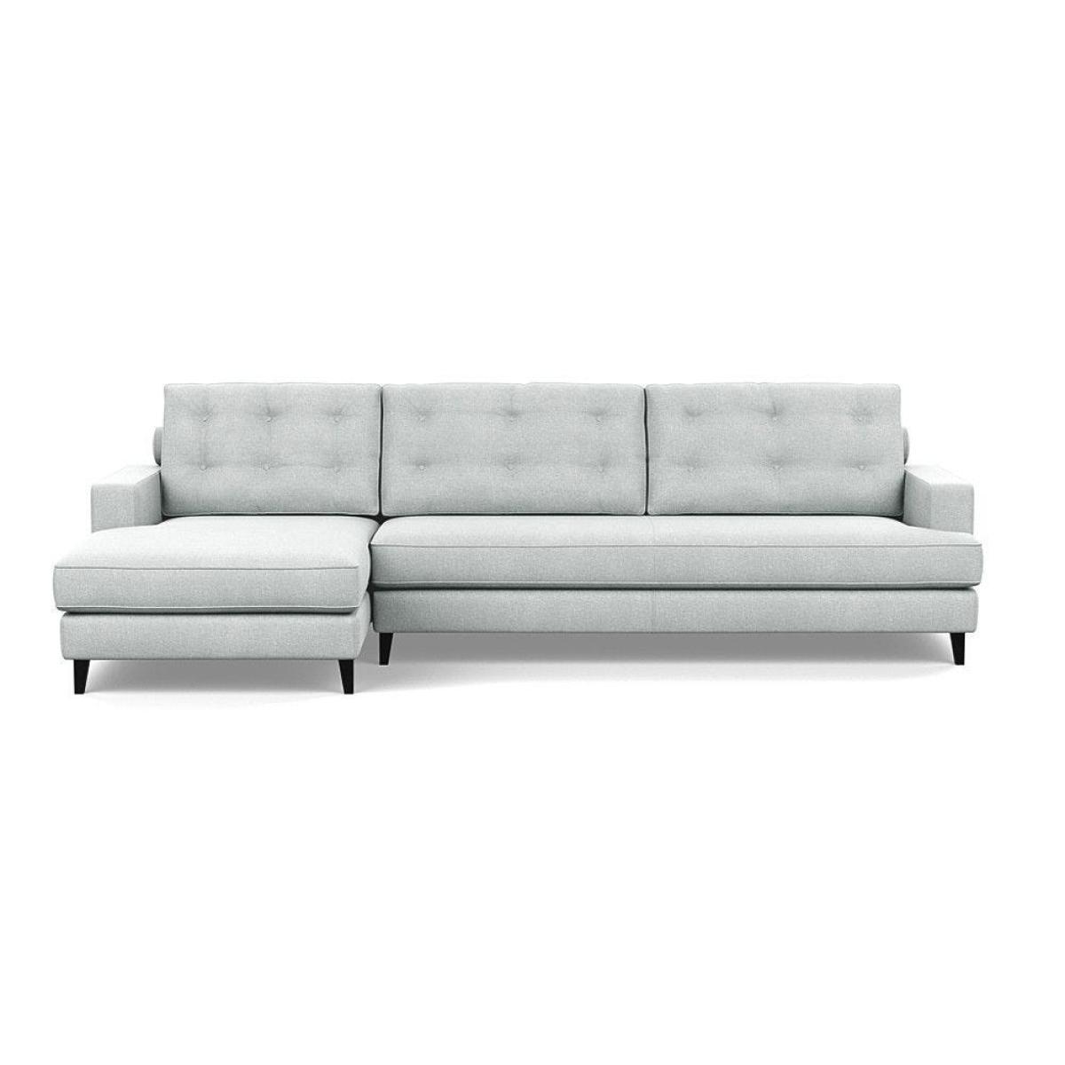 Heal's Mistral Footstool Capelo LinenCotton Sea Salt Natural Feet - Heal's UK Furniture – image 7