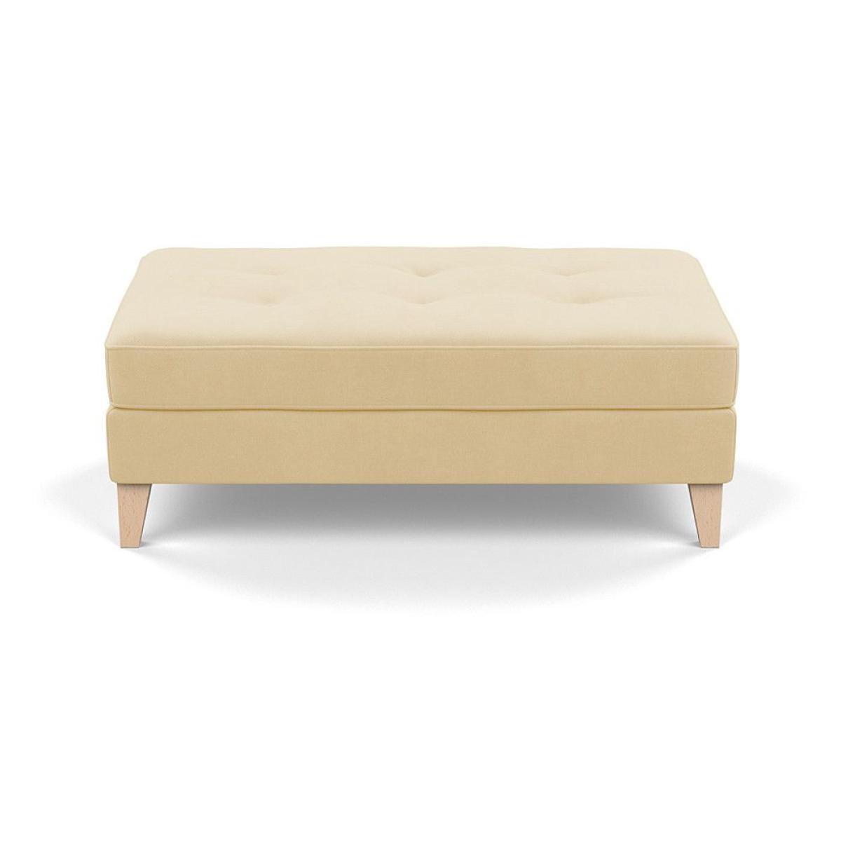 Heal's Mistral Footstool Capelo LinenCotton Sea Salt Natural Feet - Heal's UK Furniture – image 62