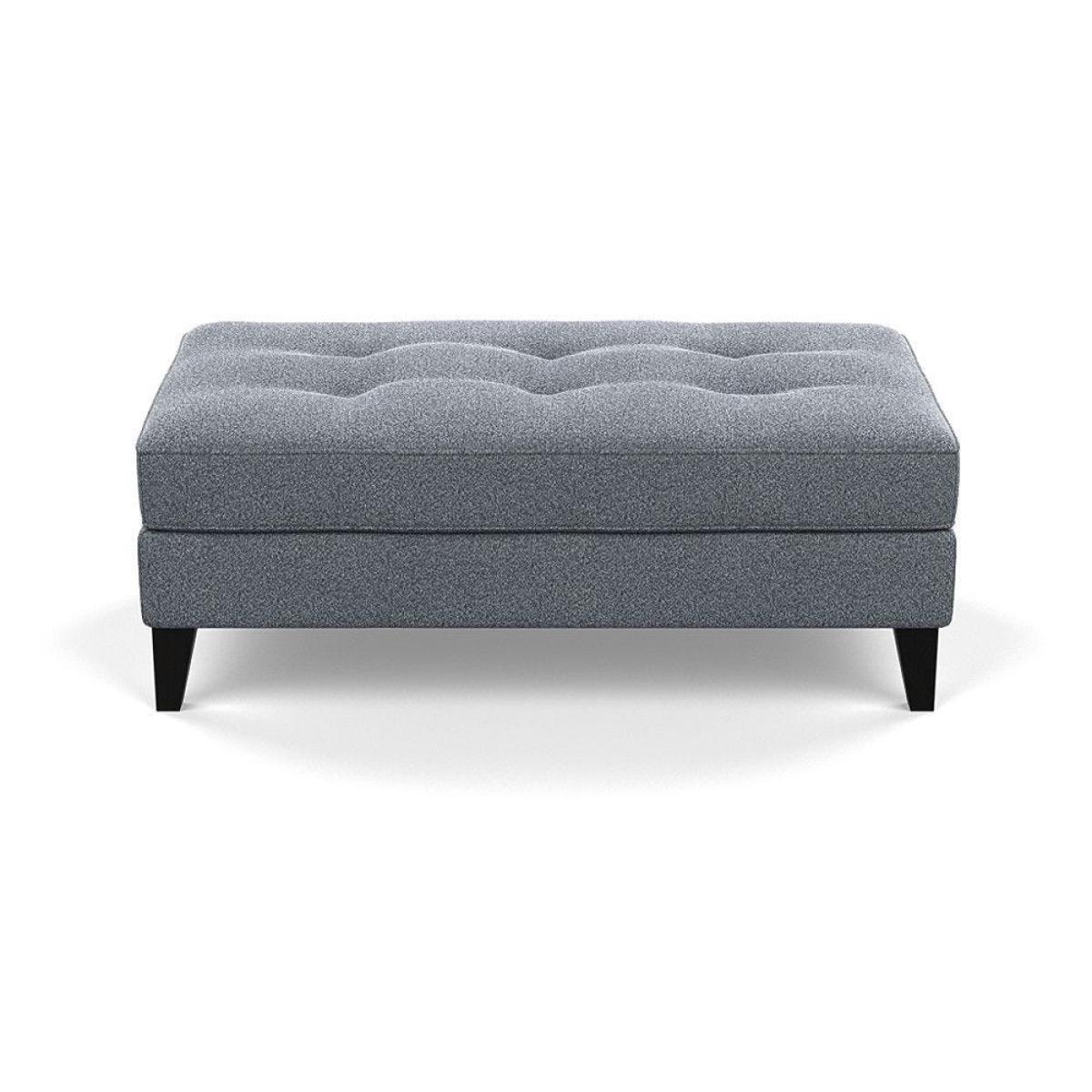 Heal's Mistral Footstool Capelo LinenCotton Sea Salt Natural Feet - Heal's UK Furniture – image 69