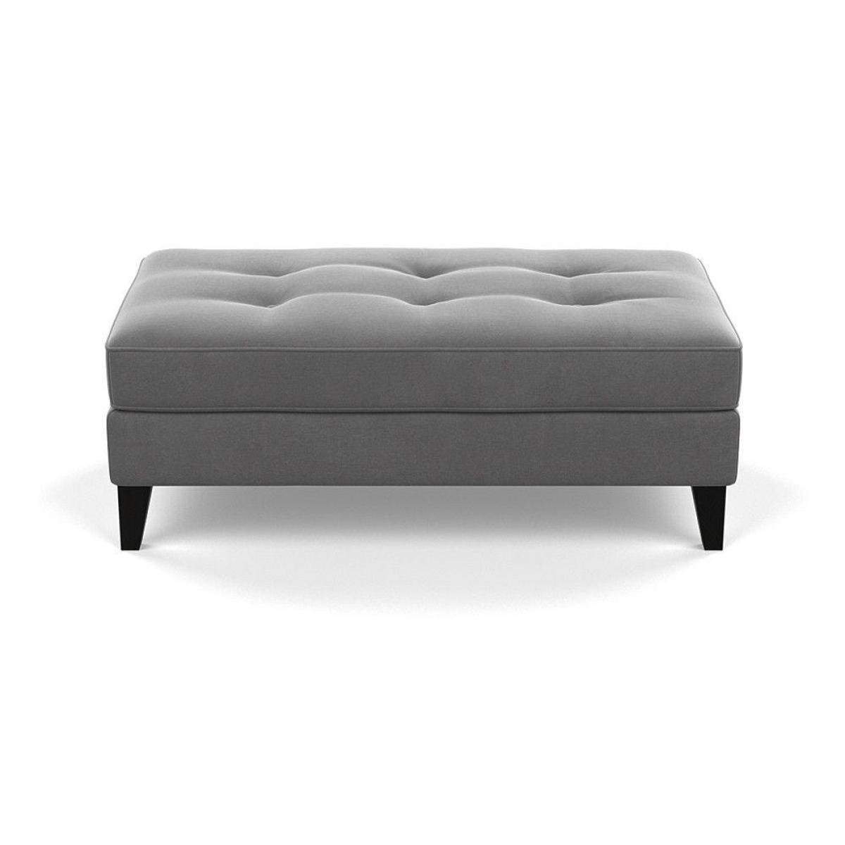 Heal's Mistral Footstool Capelo LinenCotton Sea Salt Natural Feet - Heal's UK Furniture – image 75