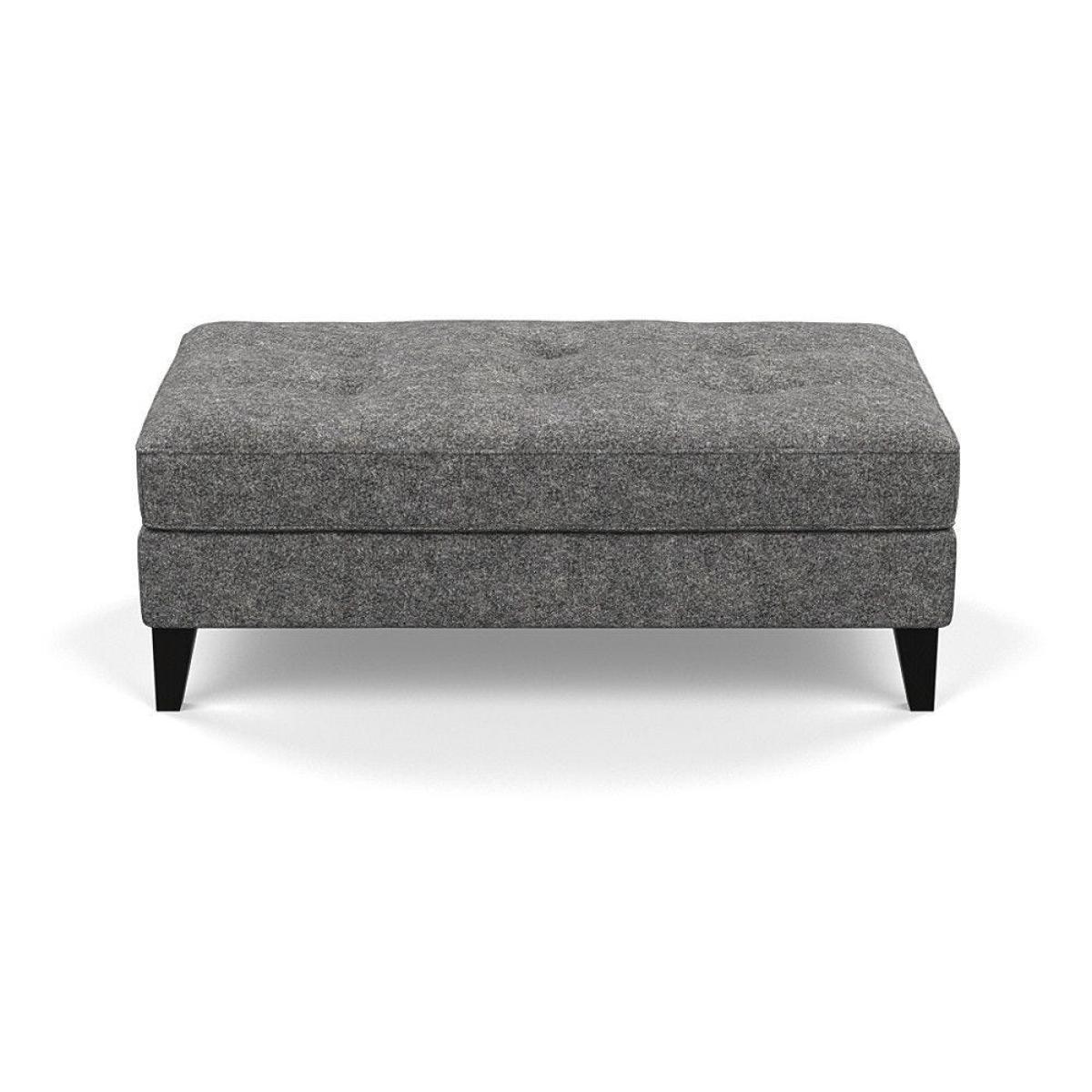 Heal's Mistral Footstool Capelo LinenCotton Sea Salt Natural Feet - Heal's UK Furniture – image 76