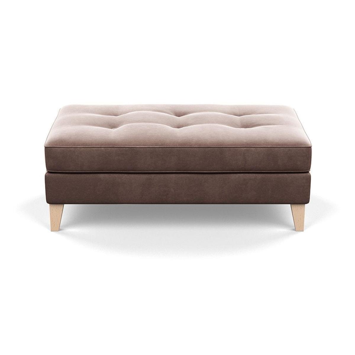 Heal's Mistral Footstool Capelo LinenCotton Sea Salt Natural Feet - Heal's UK Furniture – image 77