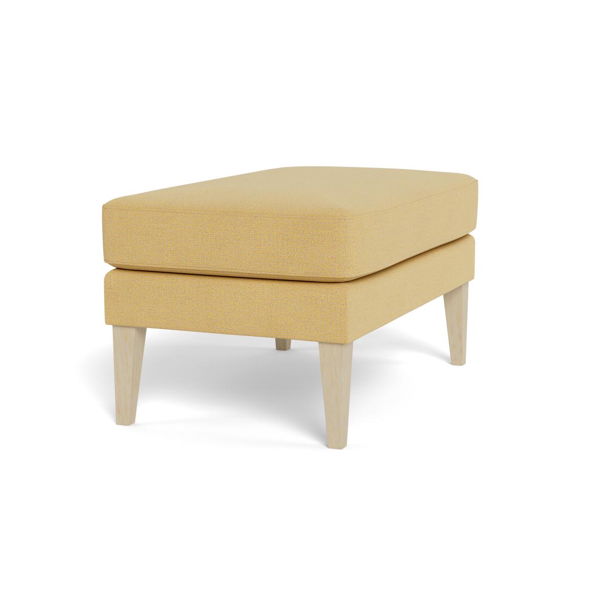 Heal's Richmond Ottoman Tejo Recycled Ochre Tinted Ash Feet – image 2