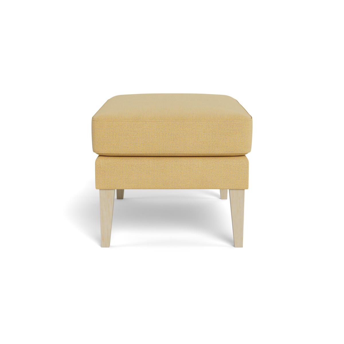 Heal's Richmond Ottoman Tejo Recycled Ochre Tinted Ash Feet – image 3