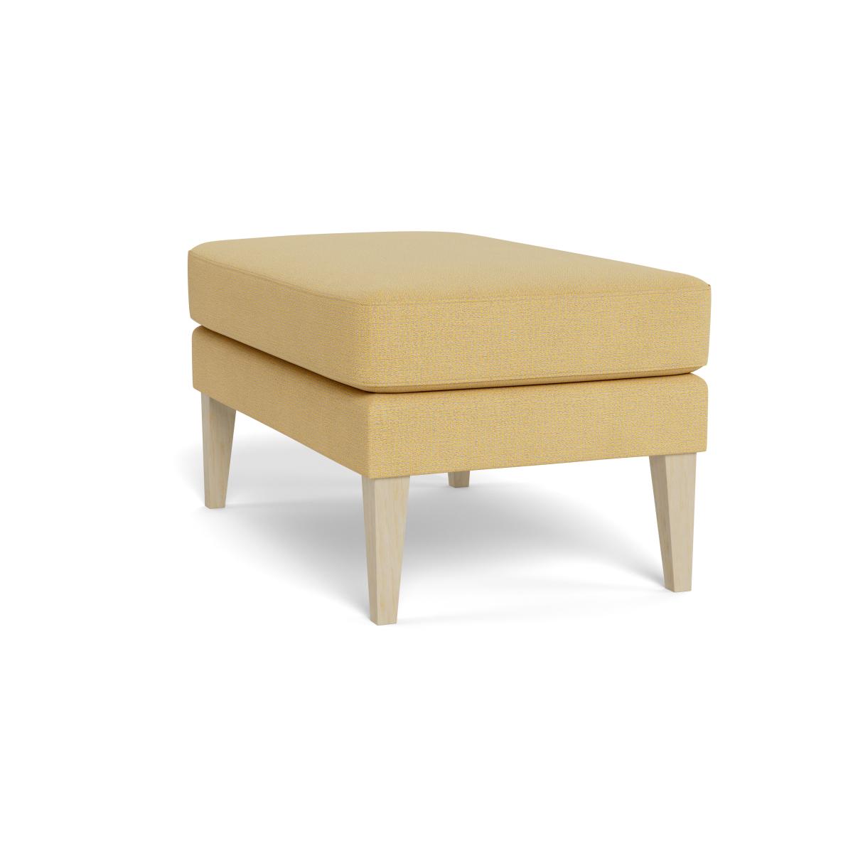 Heal's Richmond Ottoman Tejo Recycled Ochre Tinted Ash Feet – image 4