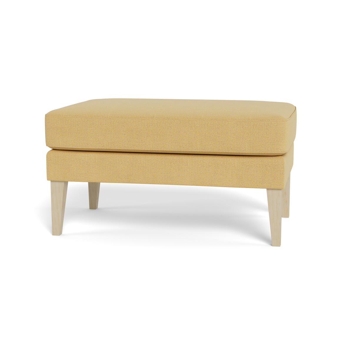 Heal's Richmond Ottoman Tejo Recycled Ochre Tinted Ash Feet – image 5