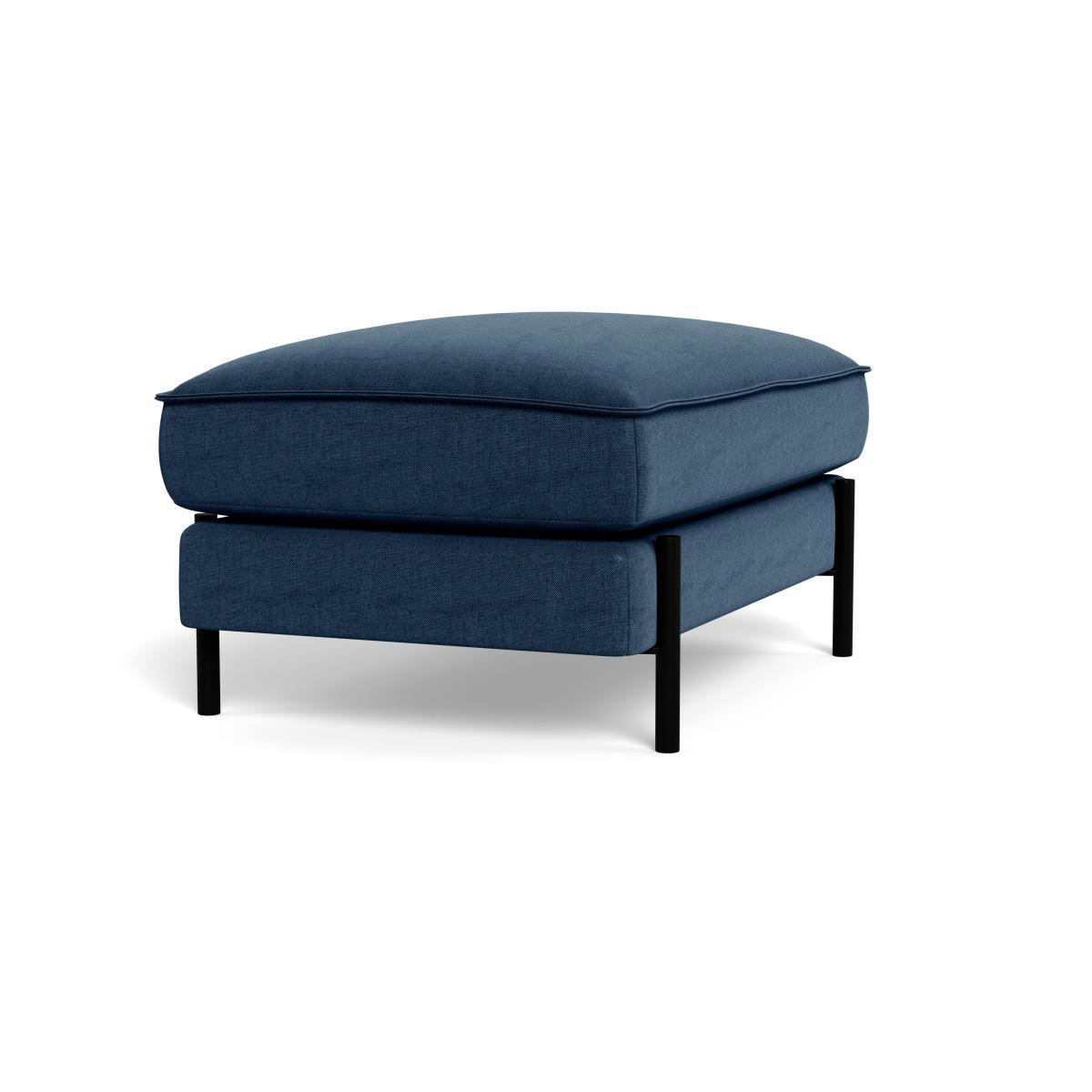 Heal's Tortona Footstool Capelo LinenCotton Inkspot - Heal's UK Furniture – image 2