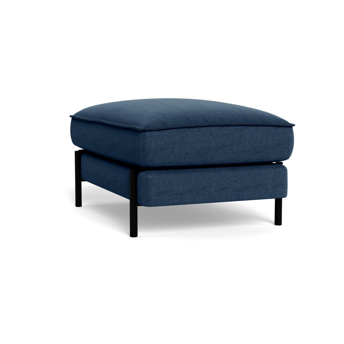 Heal's Tortona Footstool Capelo LinenCotton Inkspot - Heal's UK Furniture – image 4