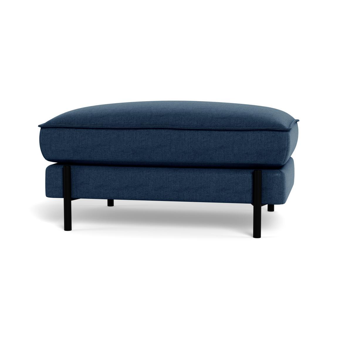 Heal's Tortona Footstool Capelo LinenCotton Inkspot - Heal's UK Furniture – image 5