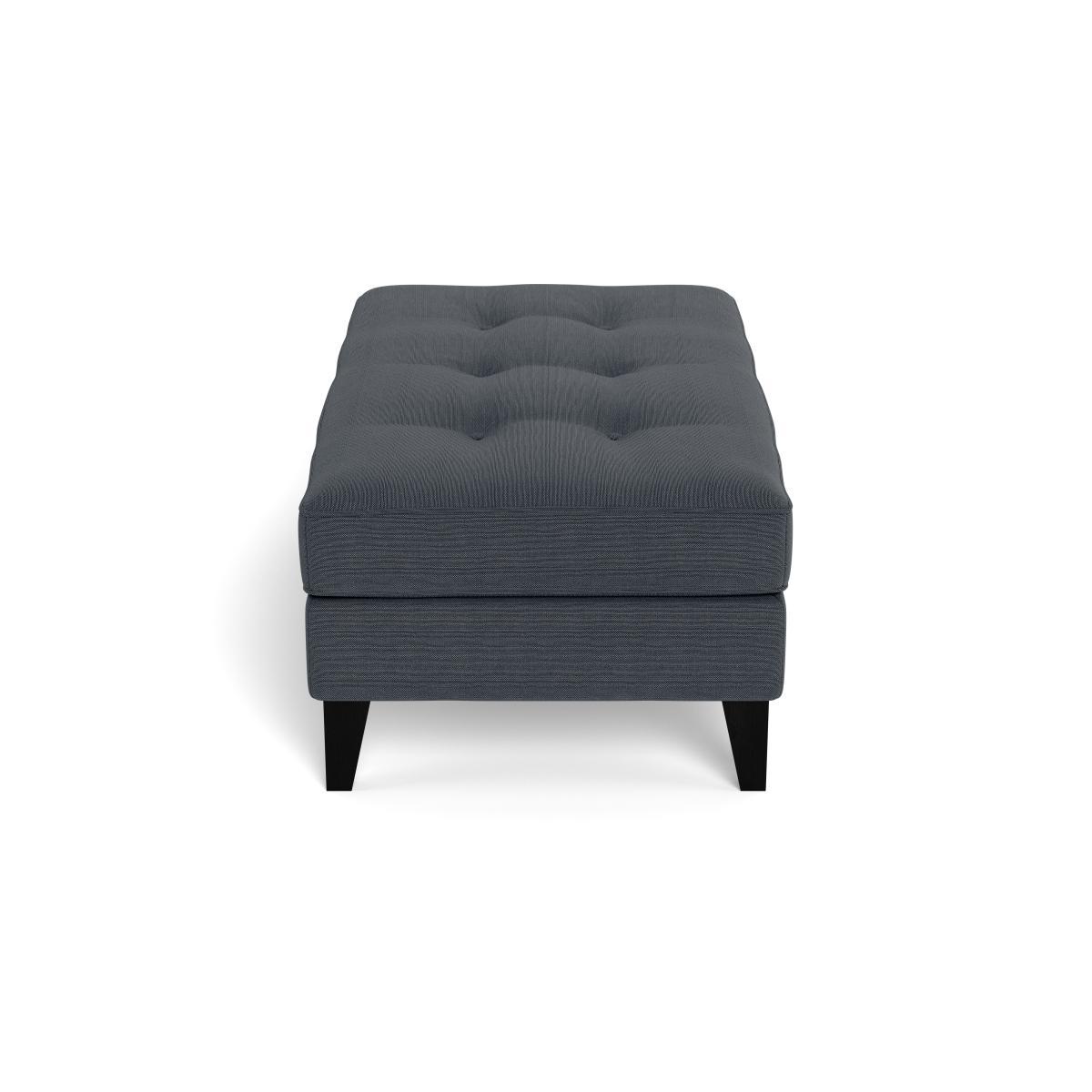 Heal's Mistral Footstool Linen Dark Grey Natural Feet - Heal's UK Furniture – image 3