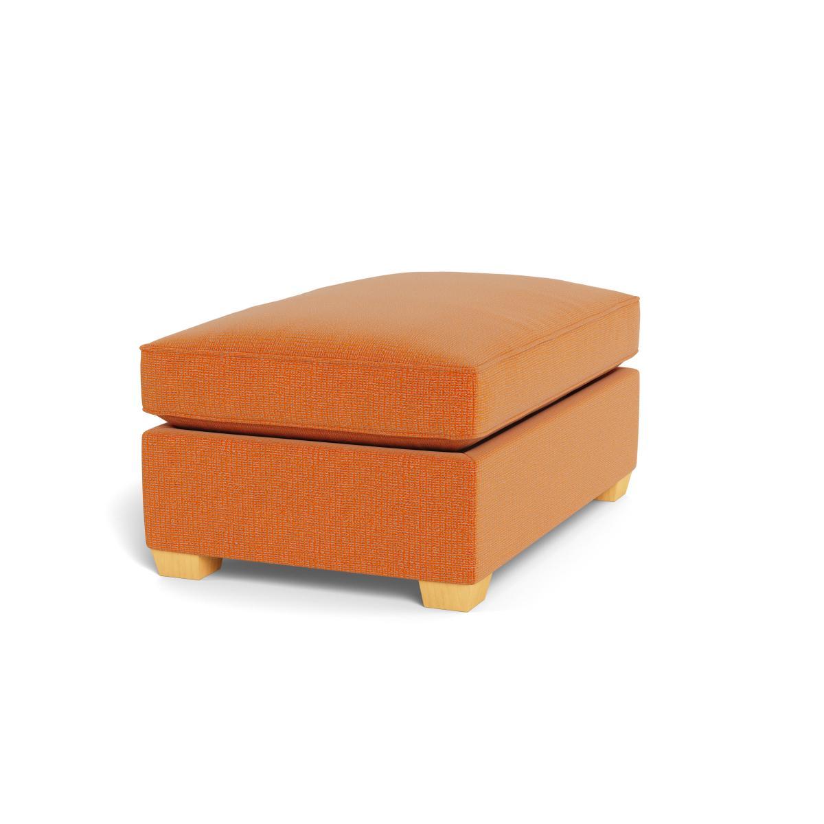 Heal's Torino Footstool Tejo Recycled Zinnia Black - Heal's UK Furniture – image 2