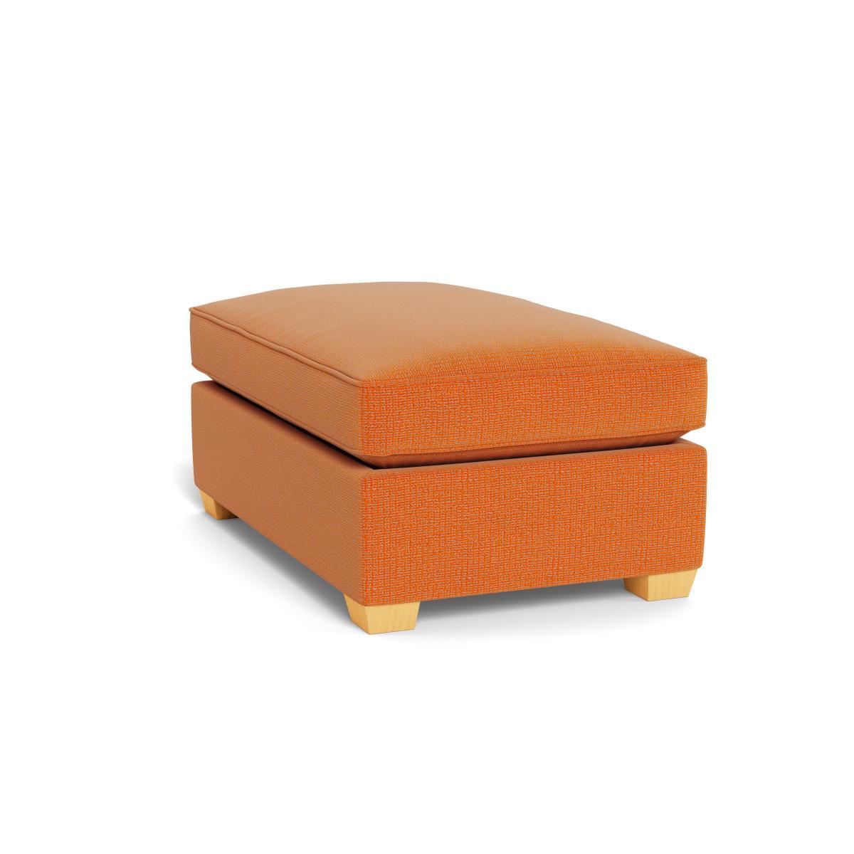 Heal's Torino Footstool Tejo Recycled Zinnia Black - Heal's UK Furniture – image 4