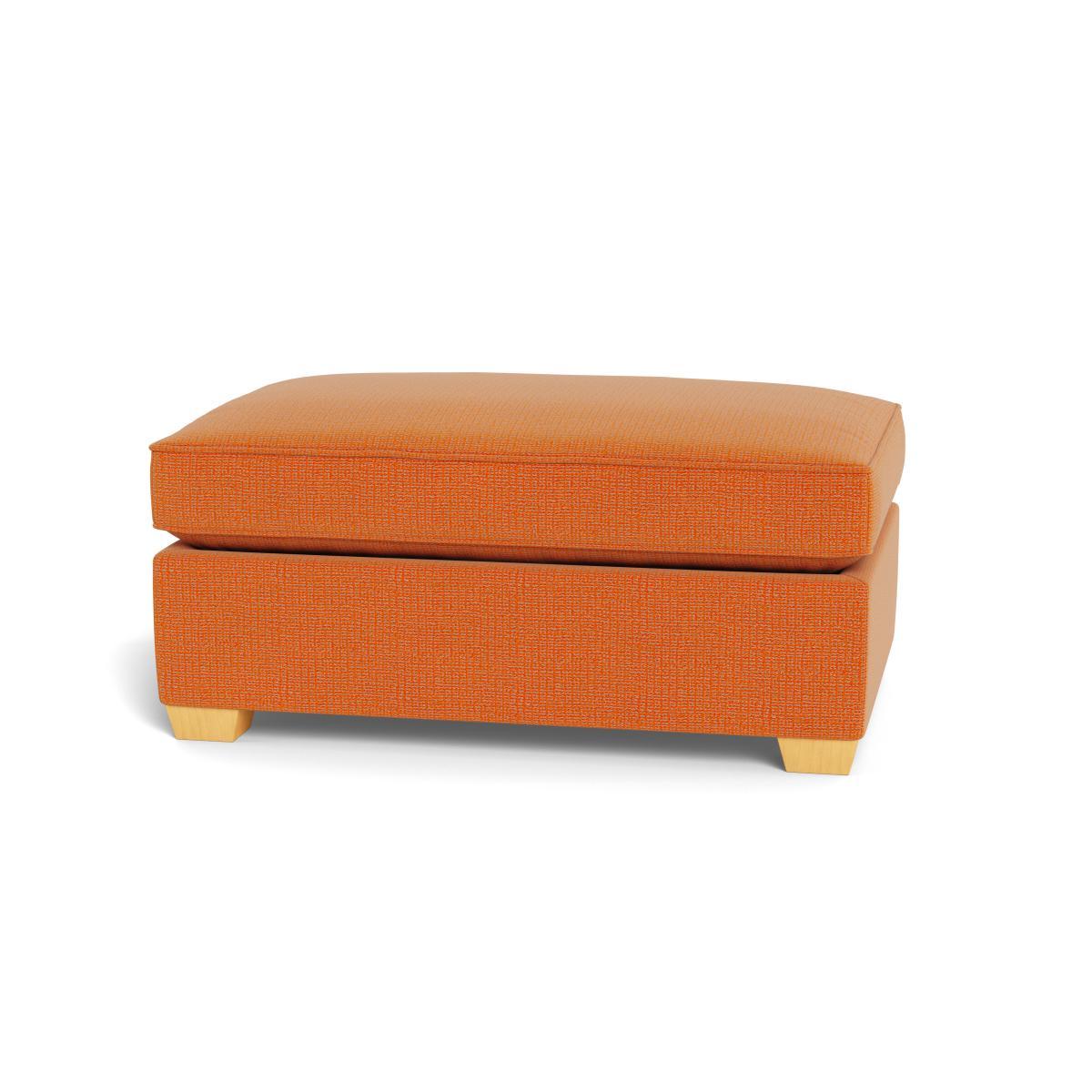 Heal's Torino Footstool Tejo Recycled Zinnia Black - Heal's UK Furniture – image 5