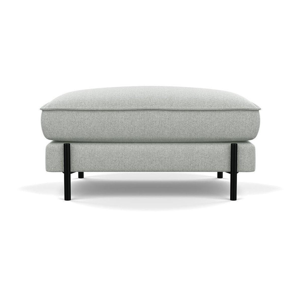 Heal's Tortona Footstool Melton Wool Granite - Heal's UK Furniture – image 14