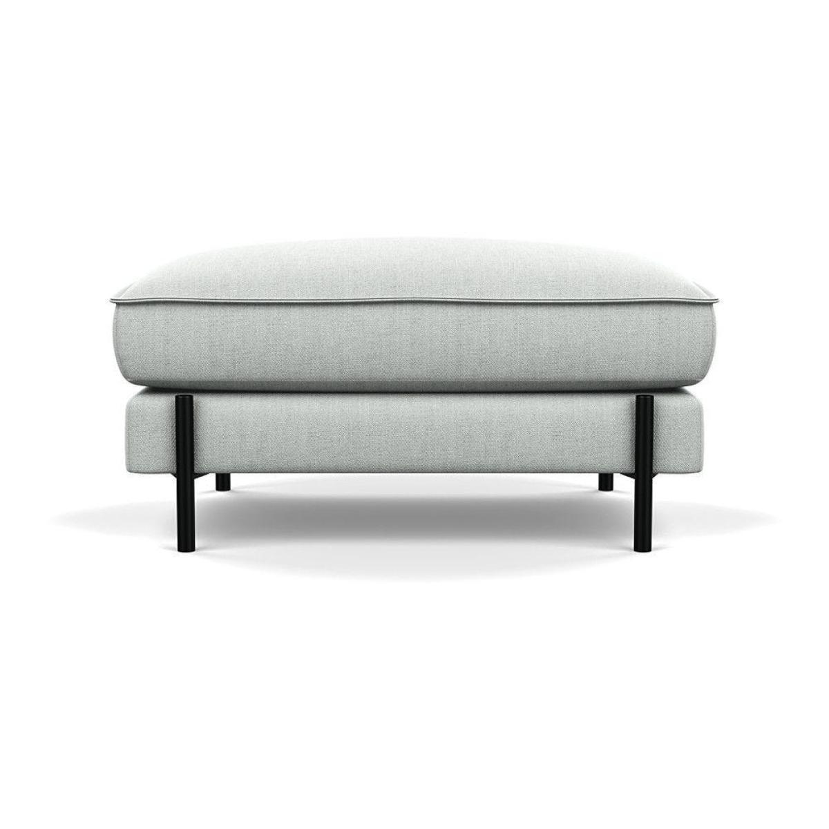 Heal's Tortona Footstool Melton Wool Granite - Heal's UK Furniture – image 3