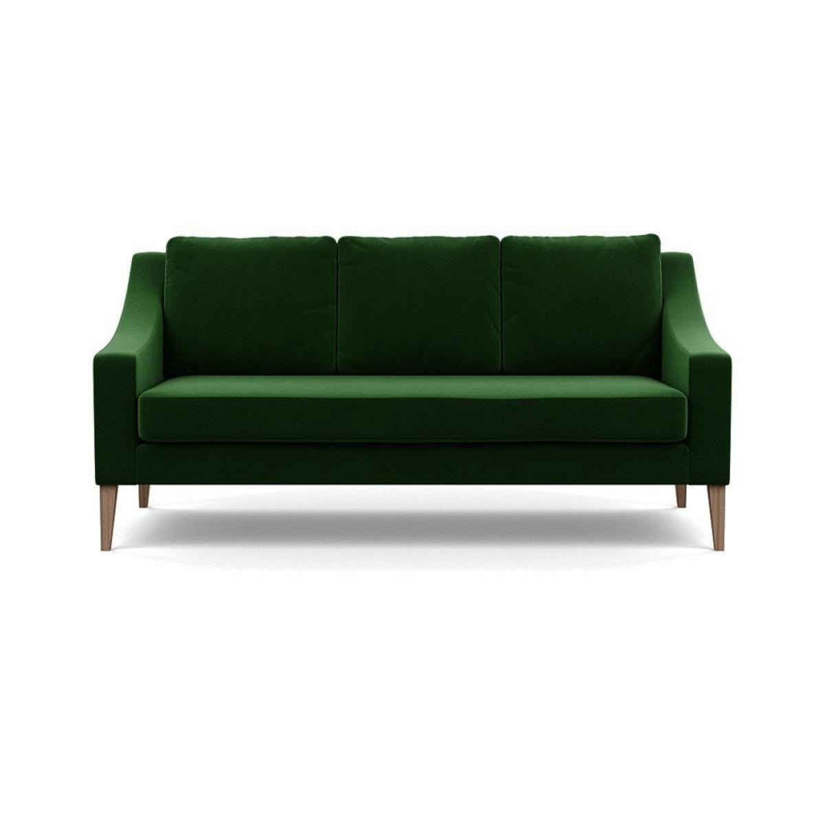 Heal's Eton Footstool Smart Luxe Velvet Mushroom Brass Feet - Heal's UK Furniture – image 14