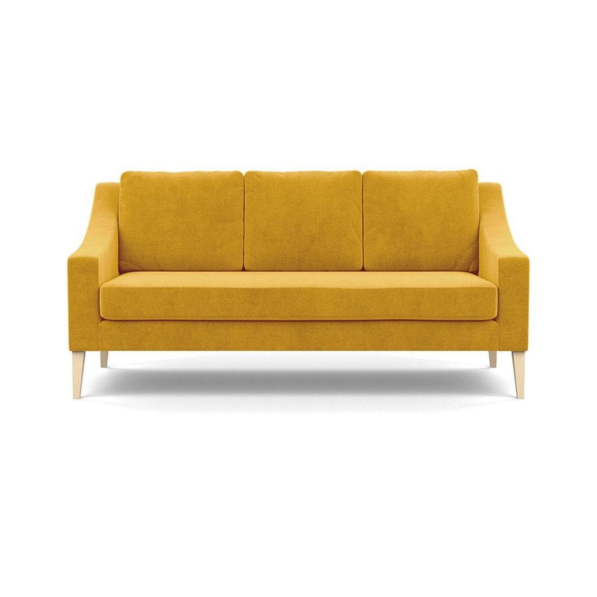 Heal's Eton Footstool Smart Luxe Velvet Mushroom Brass Feet - Heal's UK Furniture – image 17