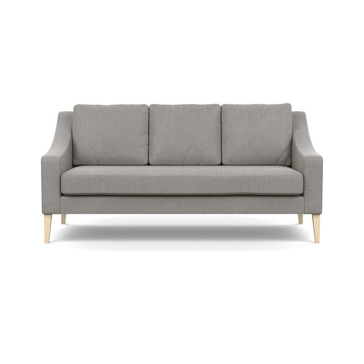 Heal's Eton Footstool Smart Luxe Velvet Mushroom Brass Feet - Heal's UK Furniture – image 18