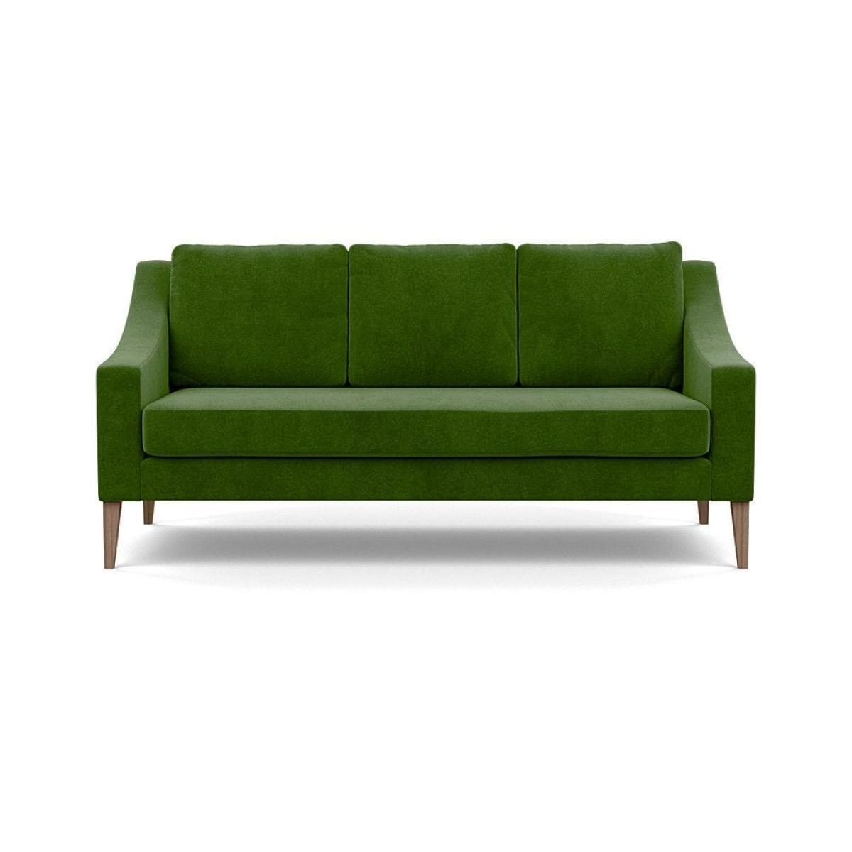 Heal's Eton Footstool Smart Luxe Velvet Mushroom Brass Feet - Heal's UK Furniture – image 19