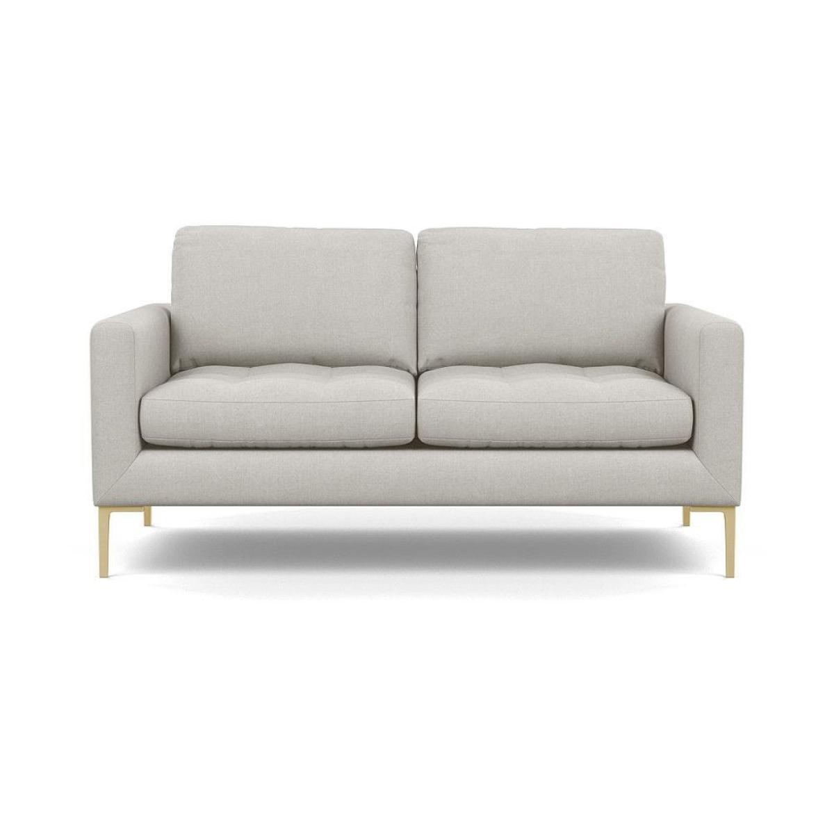 Heal's Eton Footstool Smart Luxe Velvet Mushroom Brass Feet - Heal's UK Furniture – image 42
