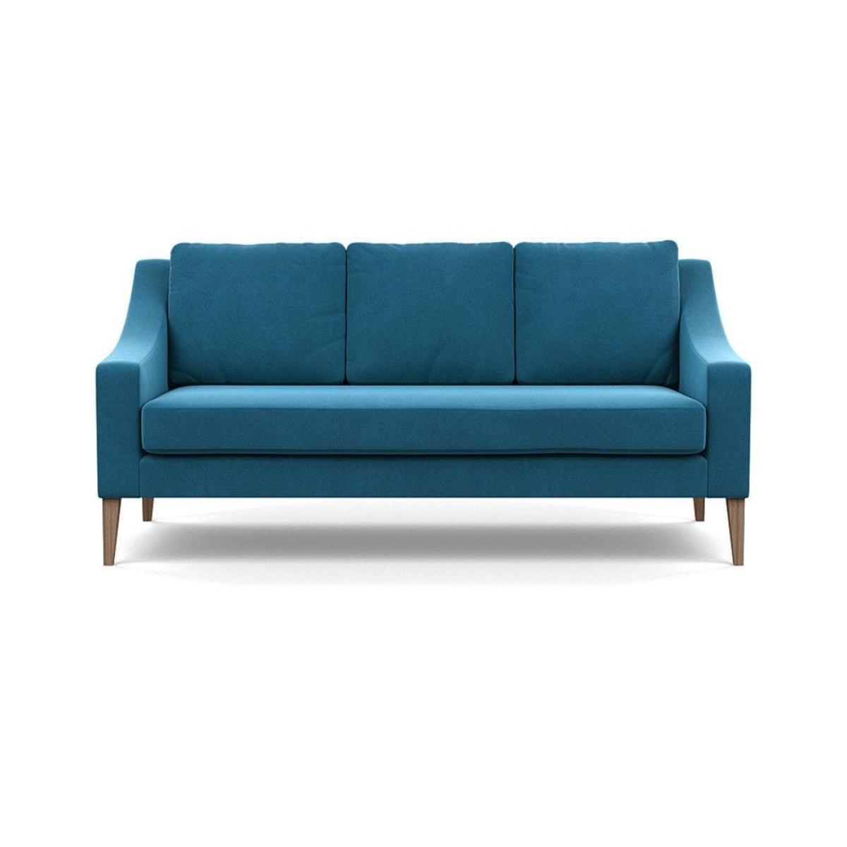 Heal's Eton Footstool Smart Luxe Velvet Mushroom Brass Feet - Heal's UK Furniture – image 49