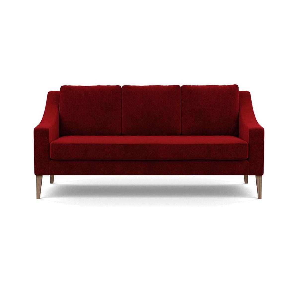 Heal's Eton Footstool Smart Luxe Velvet Mushroom Brass Feet - Heal's UK Furniture – image 6