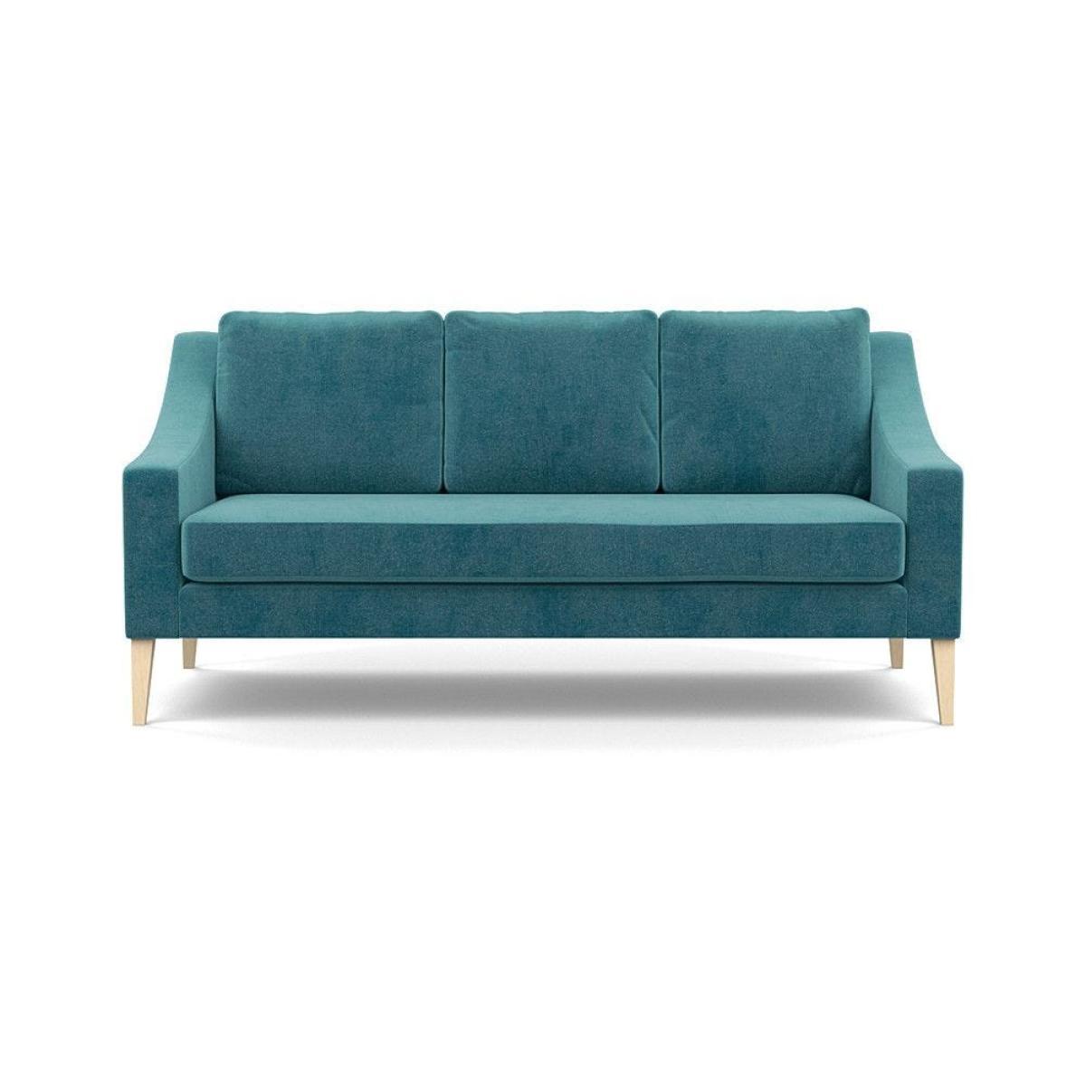 Heal's Eton Footstool Smart Luxe Velvet Mushroom Brass Feet - Heal's UK Furniture – image 54